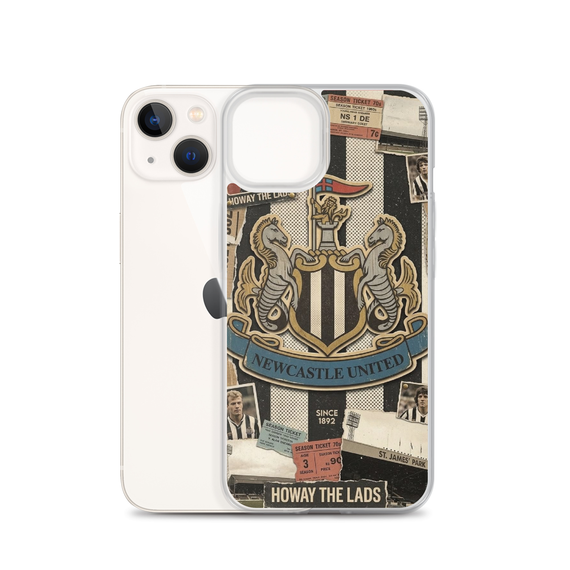 Newcastle Howay The Lads iPhone® Case – Magpies Football Fan Gift - Image 23