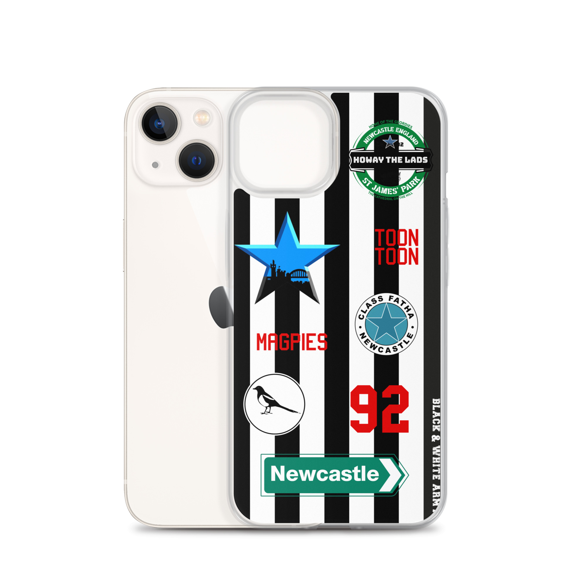 Howay The Lads iPhone® Case – Newcastle Magpies Football Fan Gift - Image 23