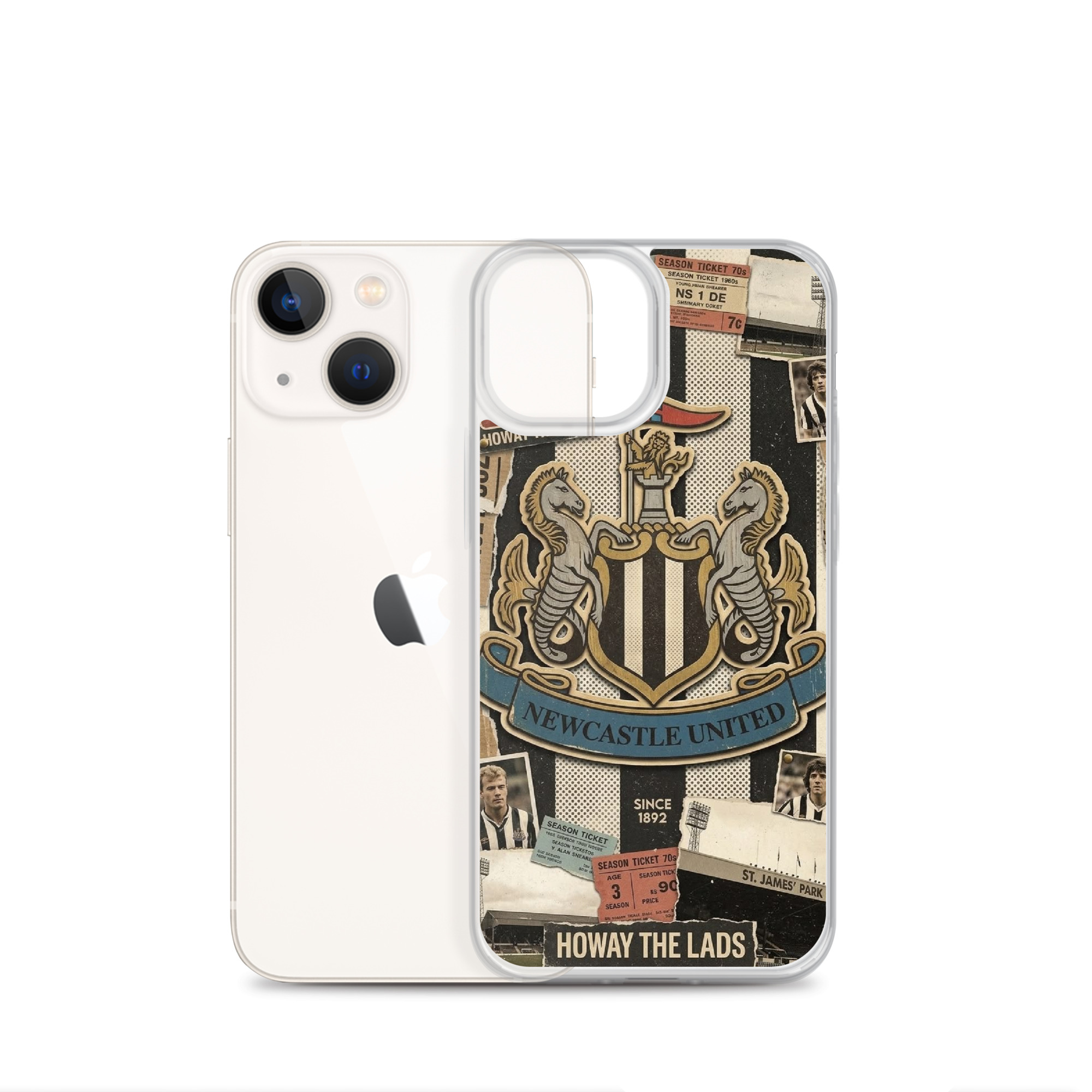 Newcastle Howay The Lads iPhone® Case – Magpies Football Fan Gift - Image 17