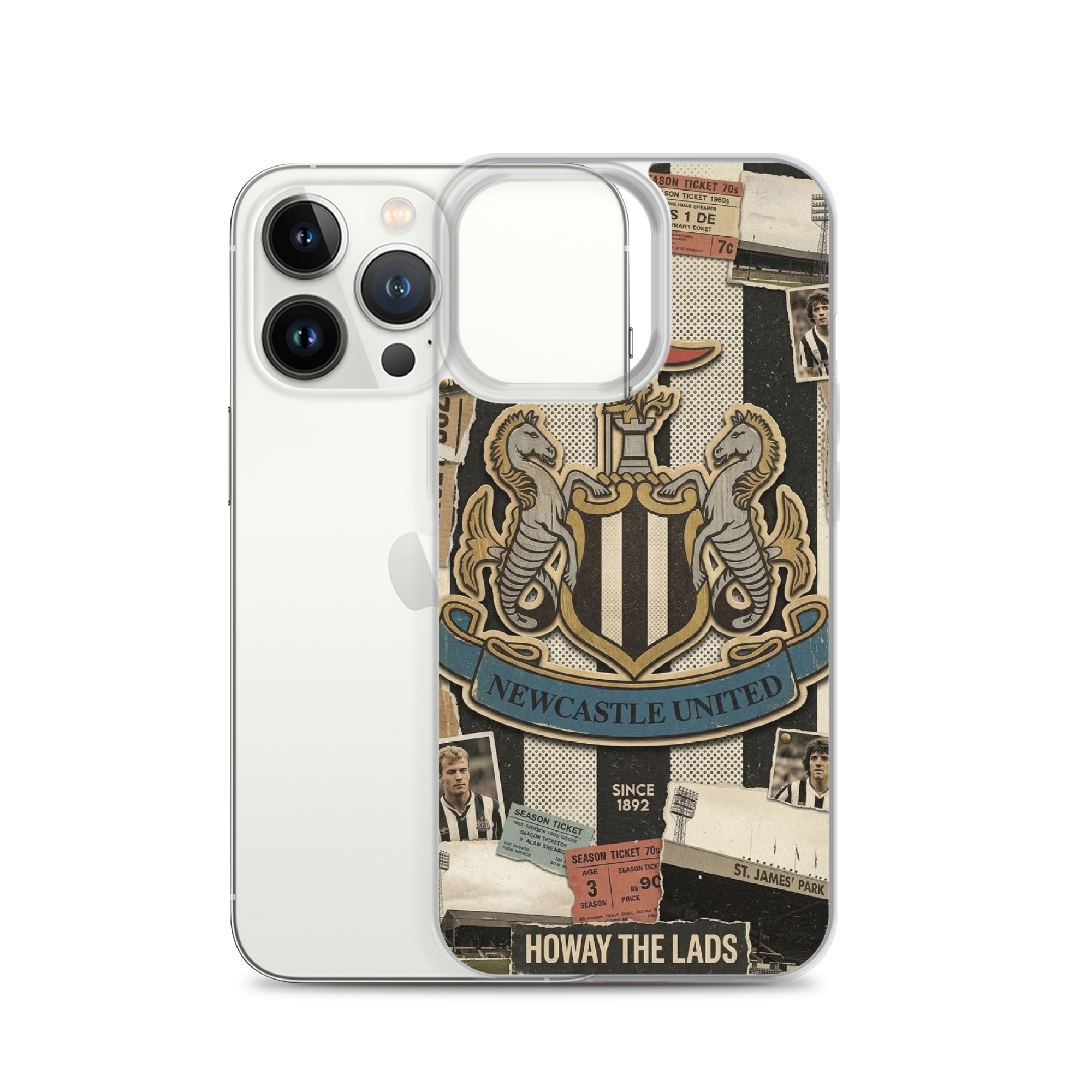 Newcastle Howay The Lads iPhone® Case – Magpies Football Fan Gift - Image 21