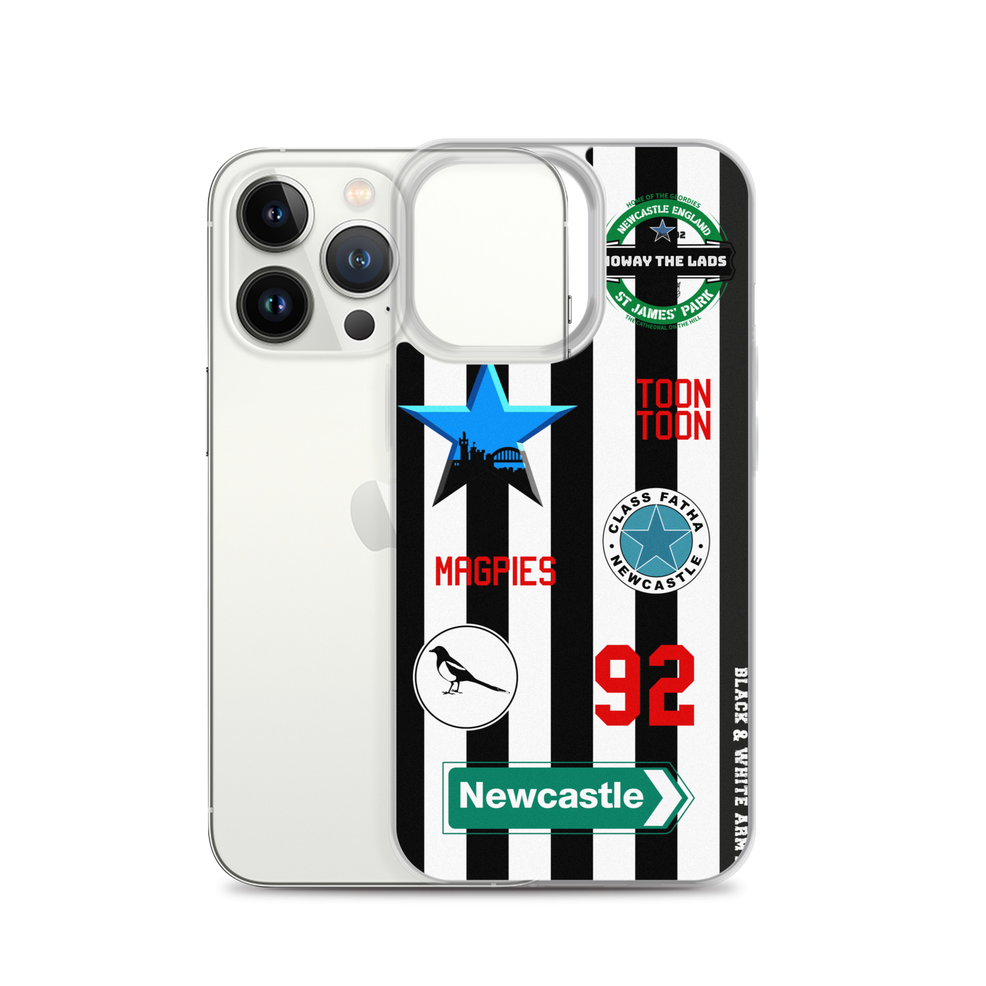 Howay The Lads iPhone® Case – Newcastle Magpies Football Fan Gift - Image 21