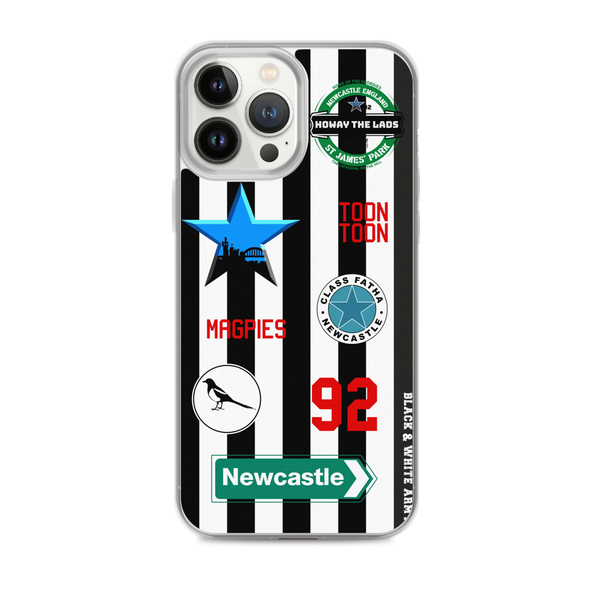 Howay The Lads iPhone® Case – Newcastle Magpies Football Fan Gift - Image 18