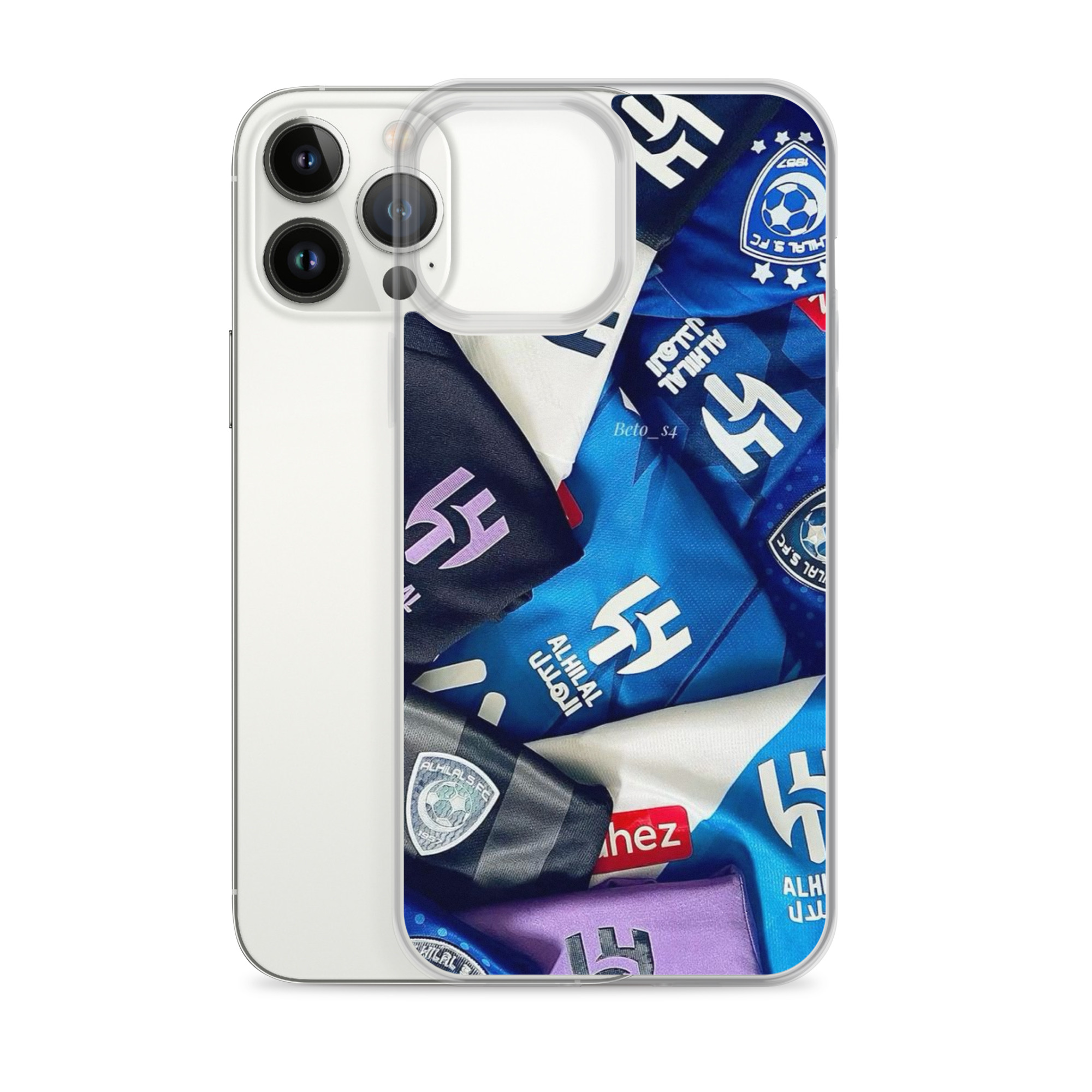 Al Hilal Saudi Club Blue Power Clear Case for iPhone® - Image 12