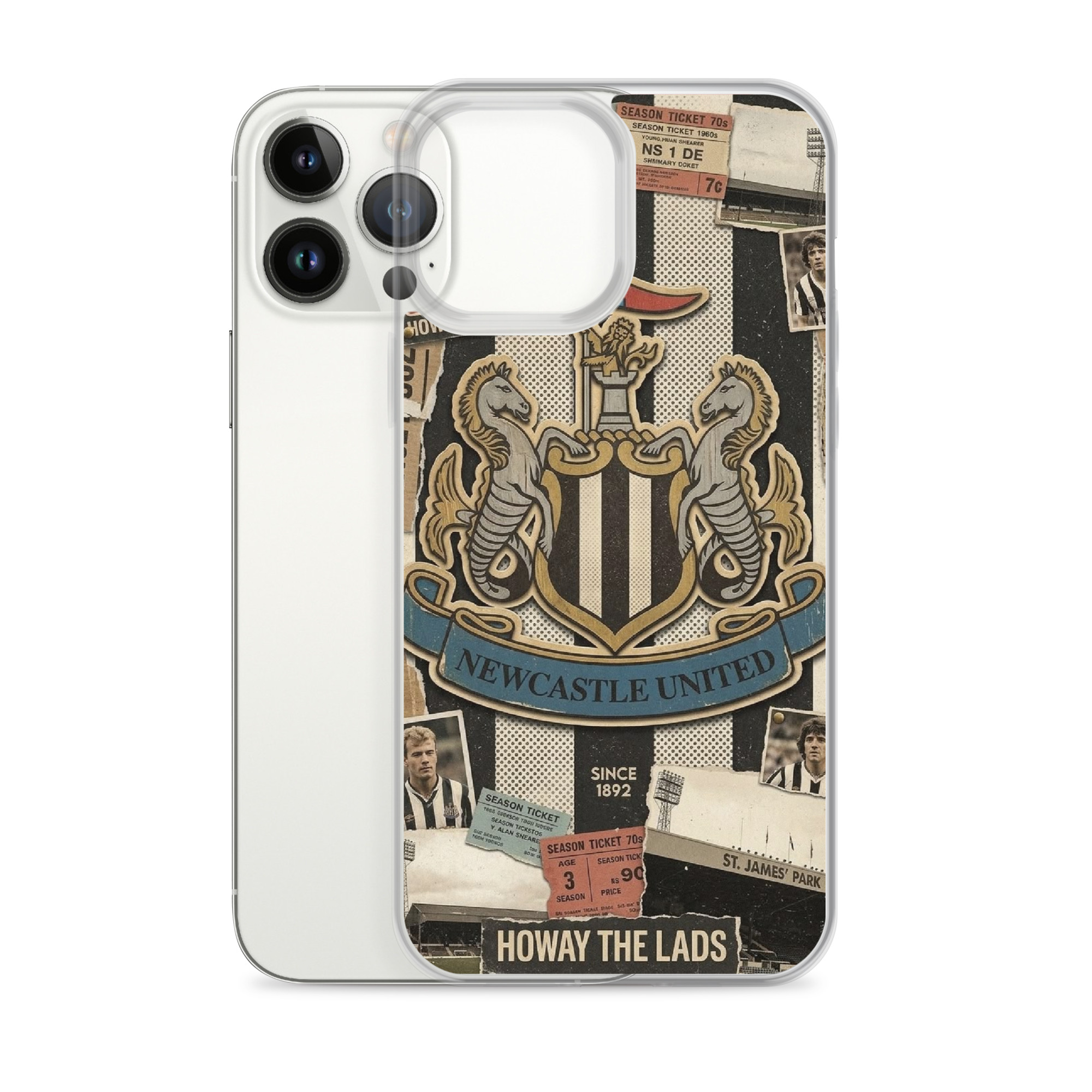 Newcastle Howay The Lads iPhone® Case – Magpies Football Fan Gift - Image 19