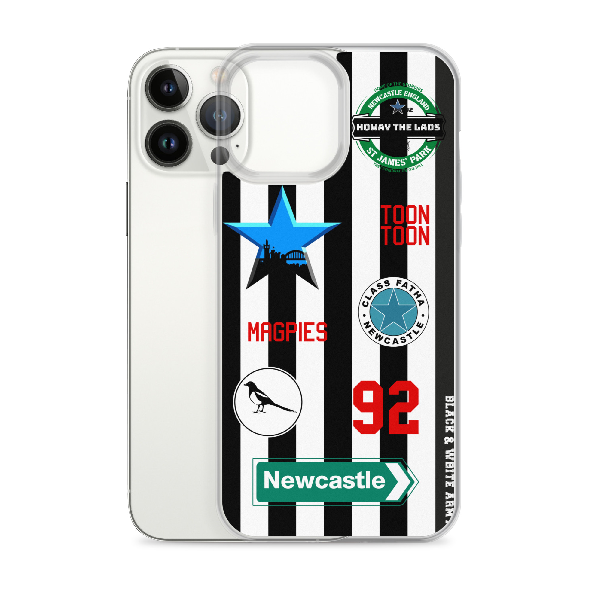 Howay The Lads iPhone® Case – Newcastle Magpies Football Fan Gift - Image 19