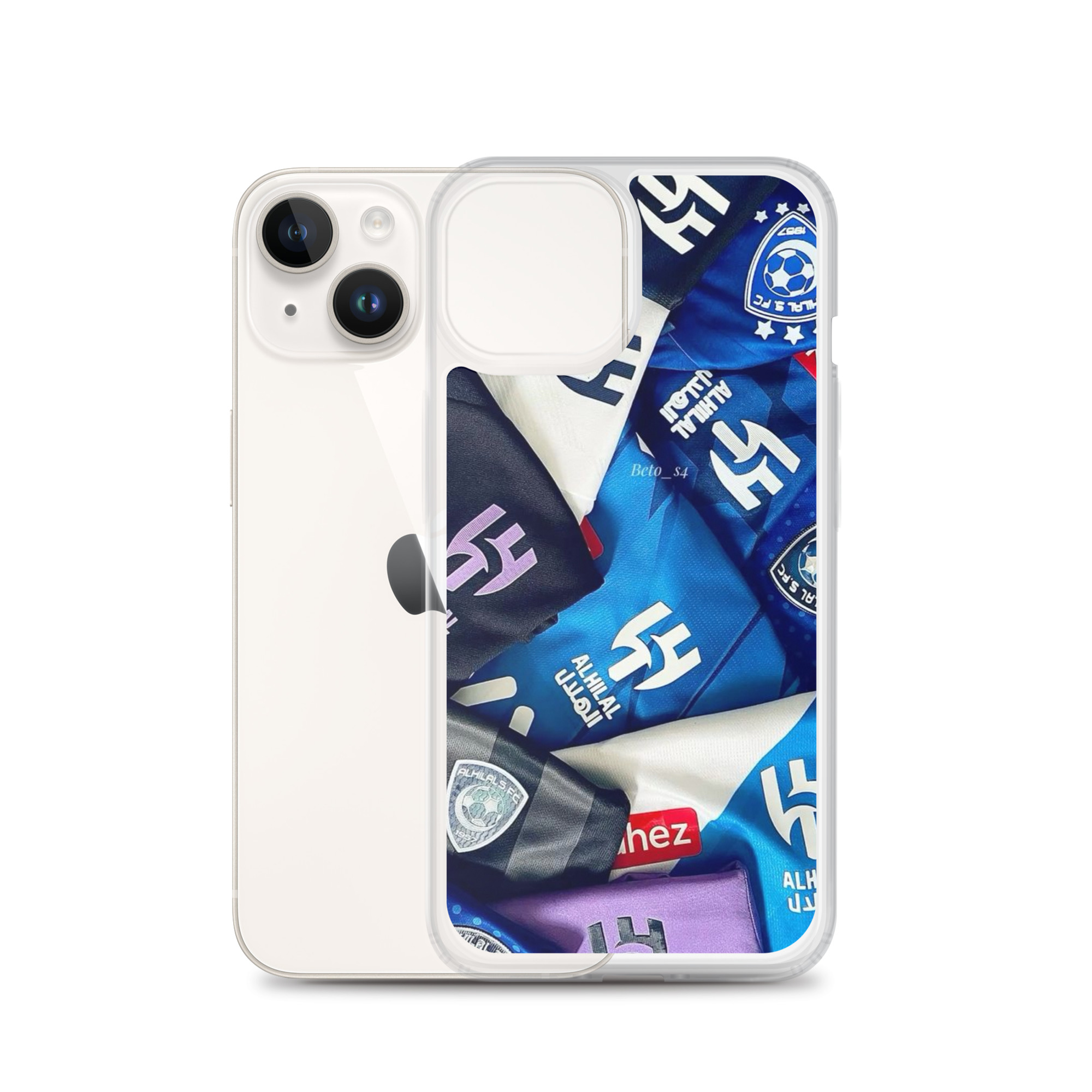 Al Hilal Saudi Club Blue Power Clear Case for iPhone® - Image 24