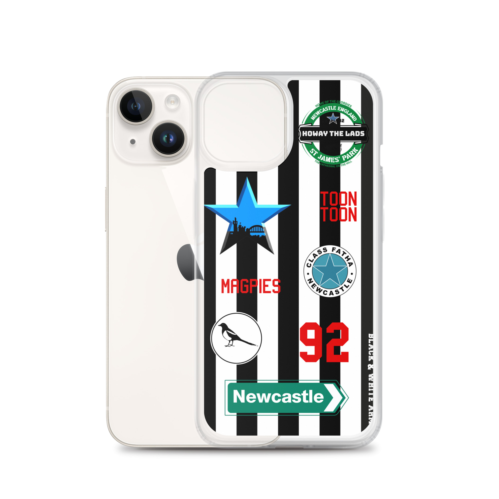Howay The Lads iPhone® Case – Newcastle Magpies Football Fan Gift - Image 31