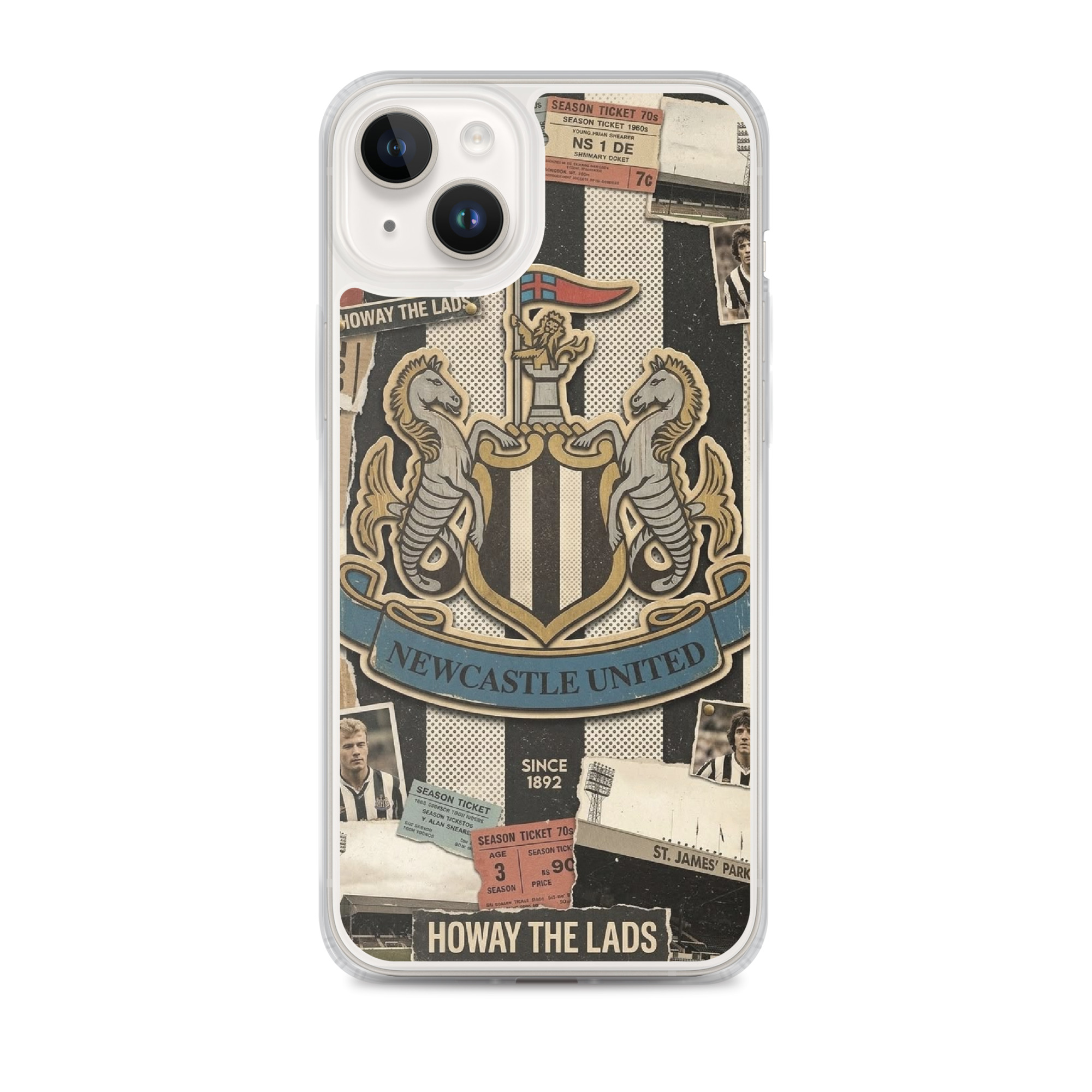 Newcastle Howay The Lads iPhone® Case – Magpies Football Fan Gift - Image 24