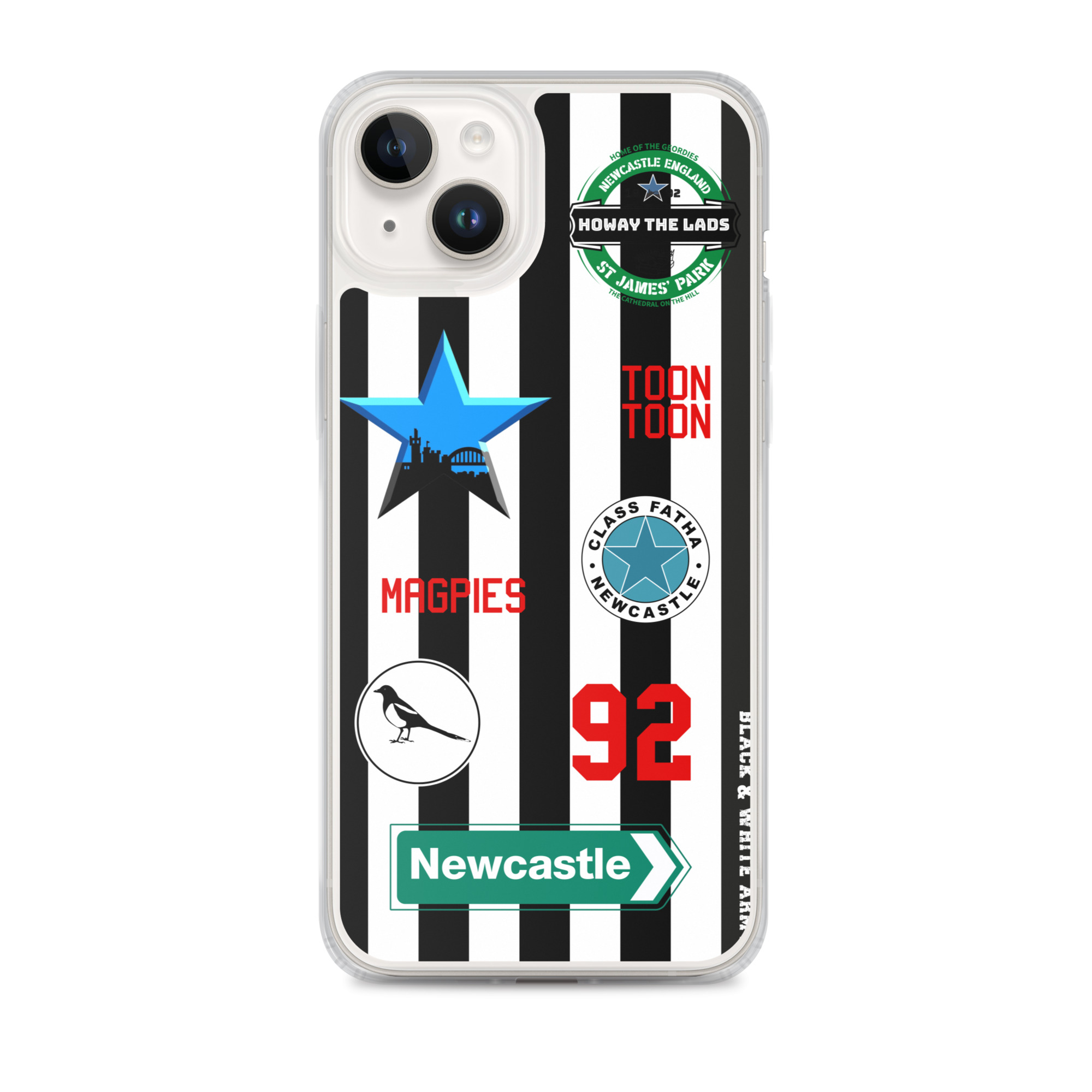 Howay The Lads iPhone® Case – Newcastle Magpies Football Fan Gift - Image 24