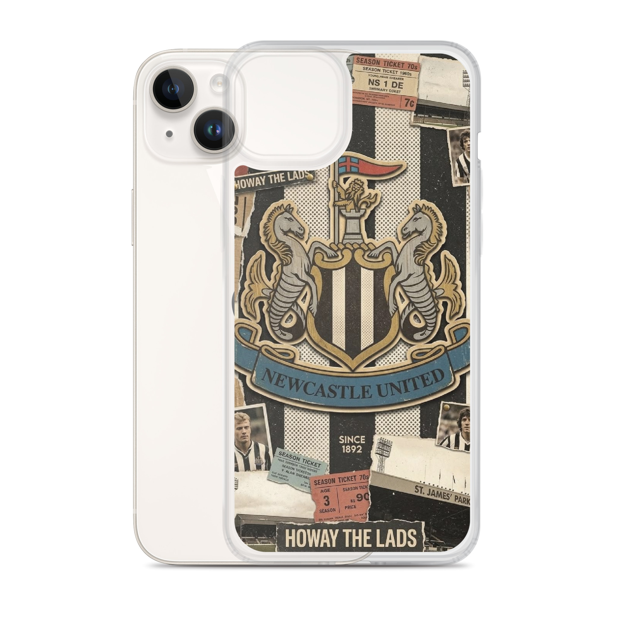 Newcastle Howay The Lads iPhone® Case – Magpies Football Fan Gift - Image 25