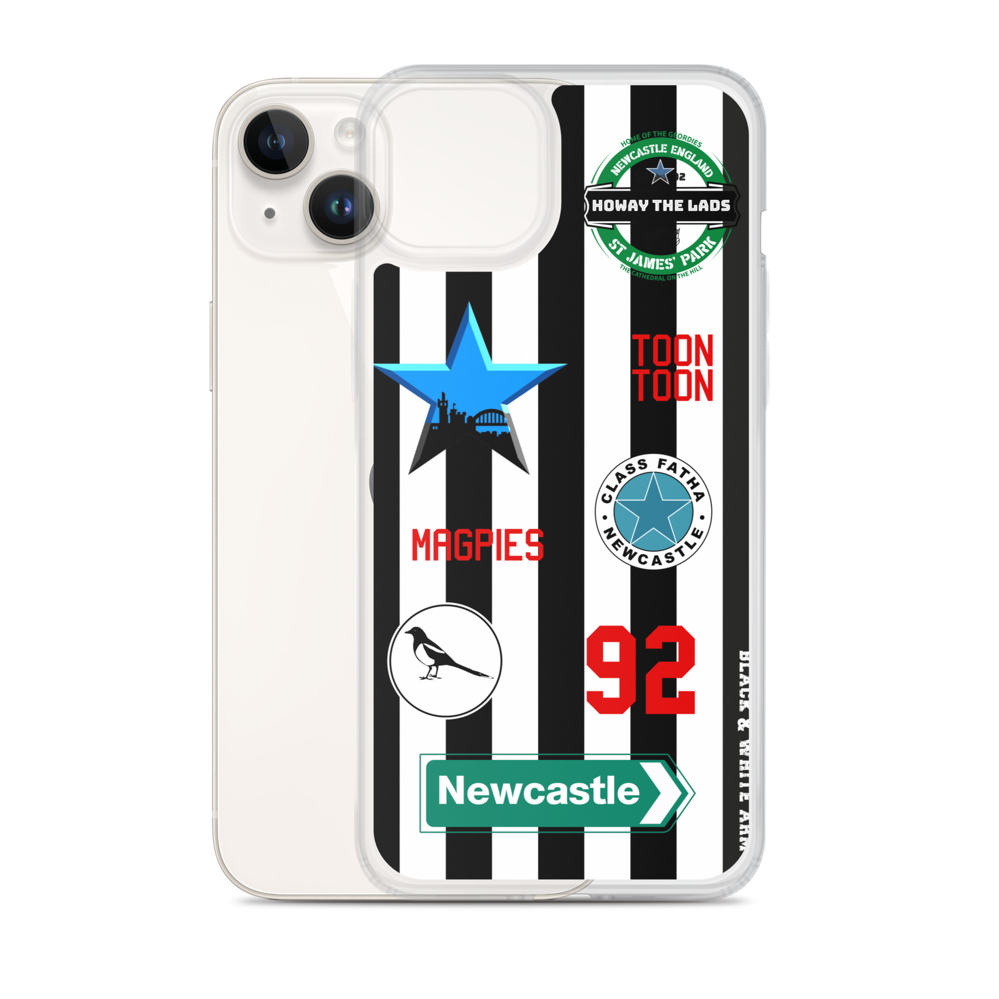 Howay The Lads iPhone® Case – Newcastle Magpies Football Fan Gift - Image 25