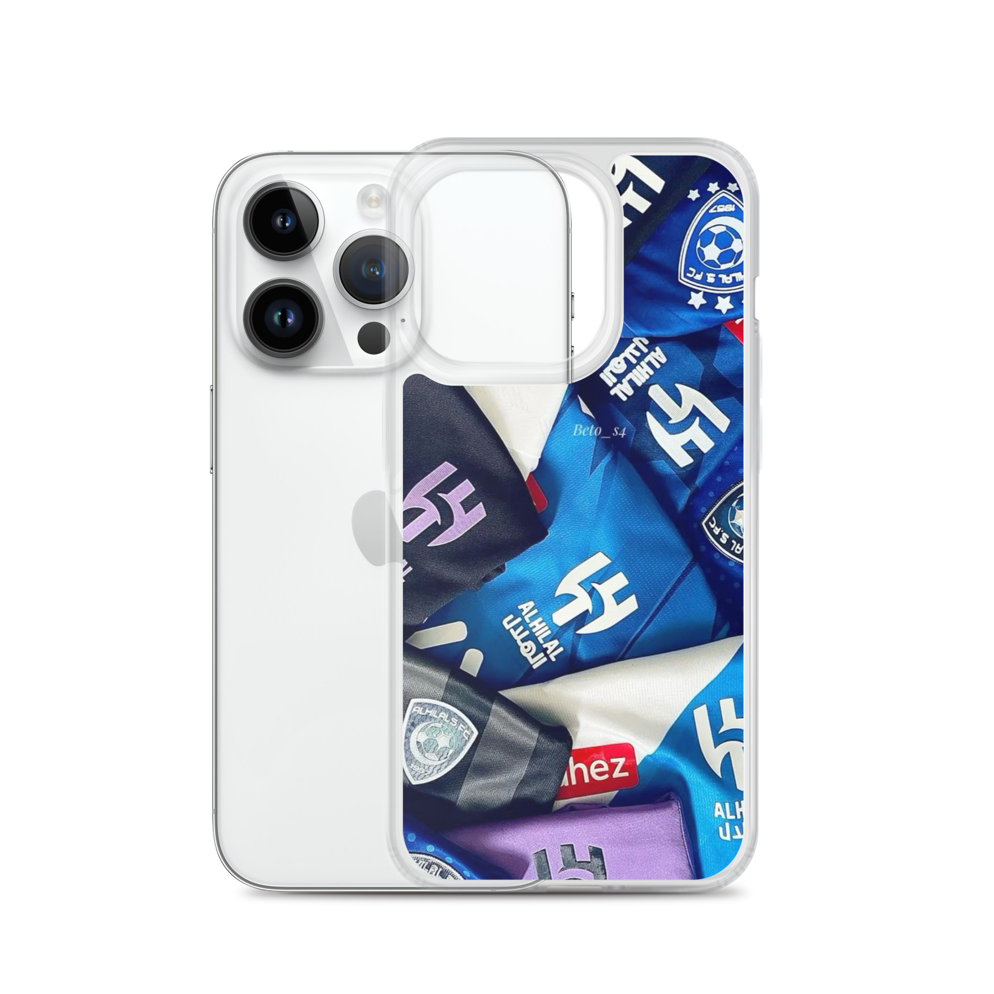 Al Hilal Saudi Club Blue Power Clear Case for iPhone® - Image 22