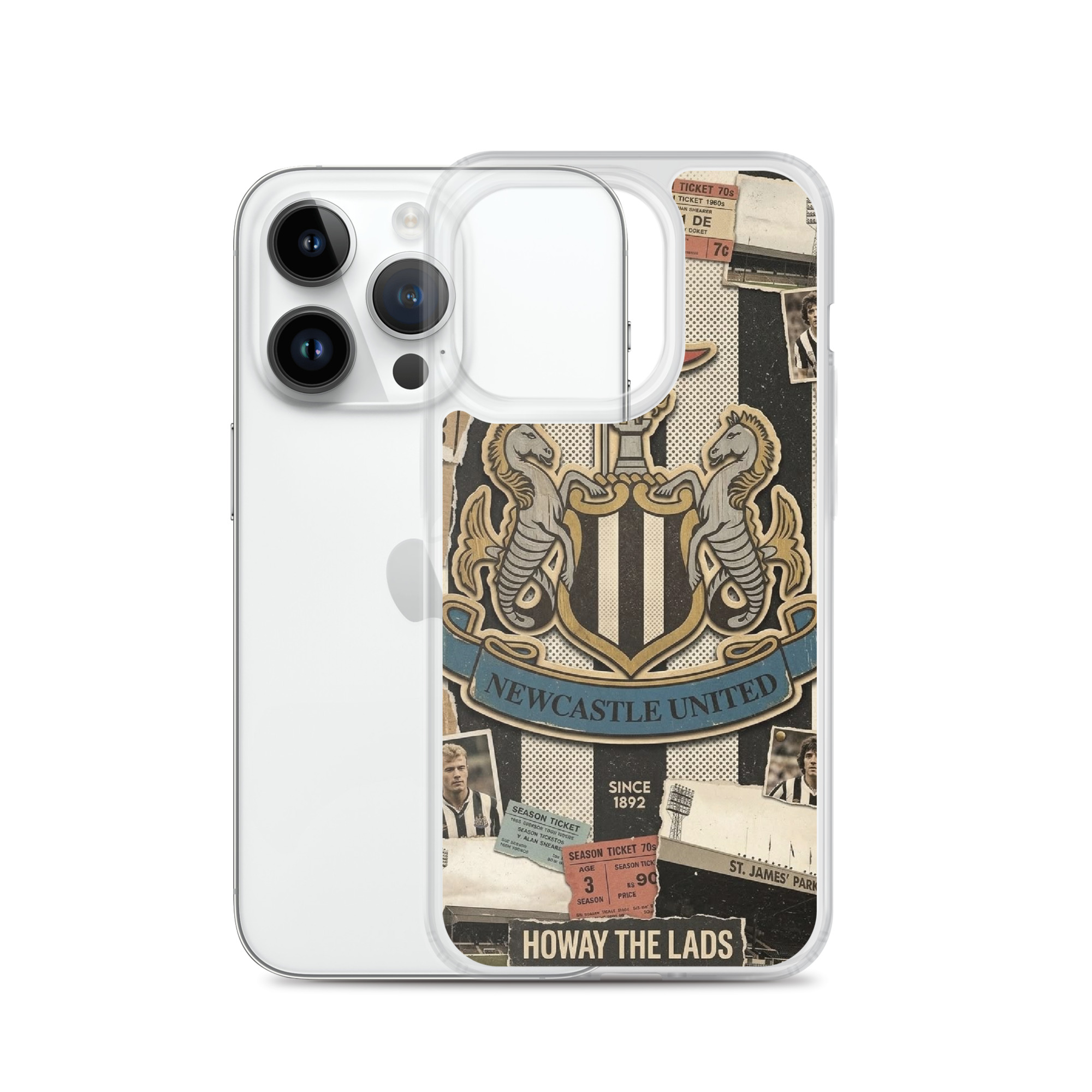 Newcastle Howay The Lads iPhone® Case – Magpies Football Fan Gift - Image 29