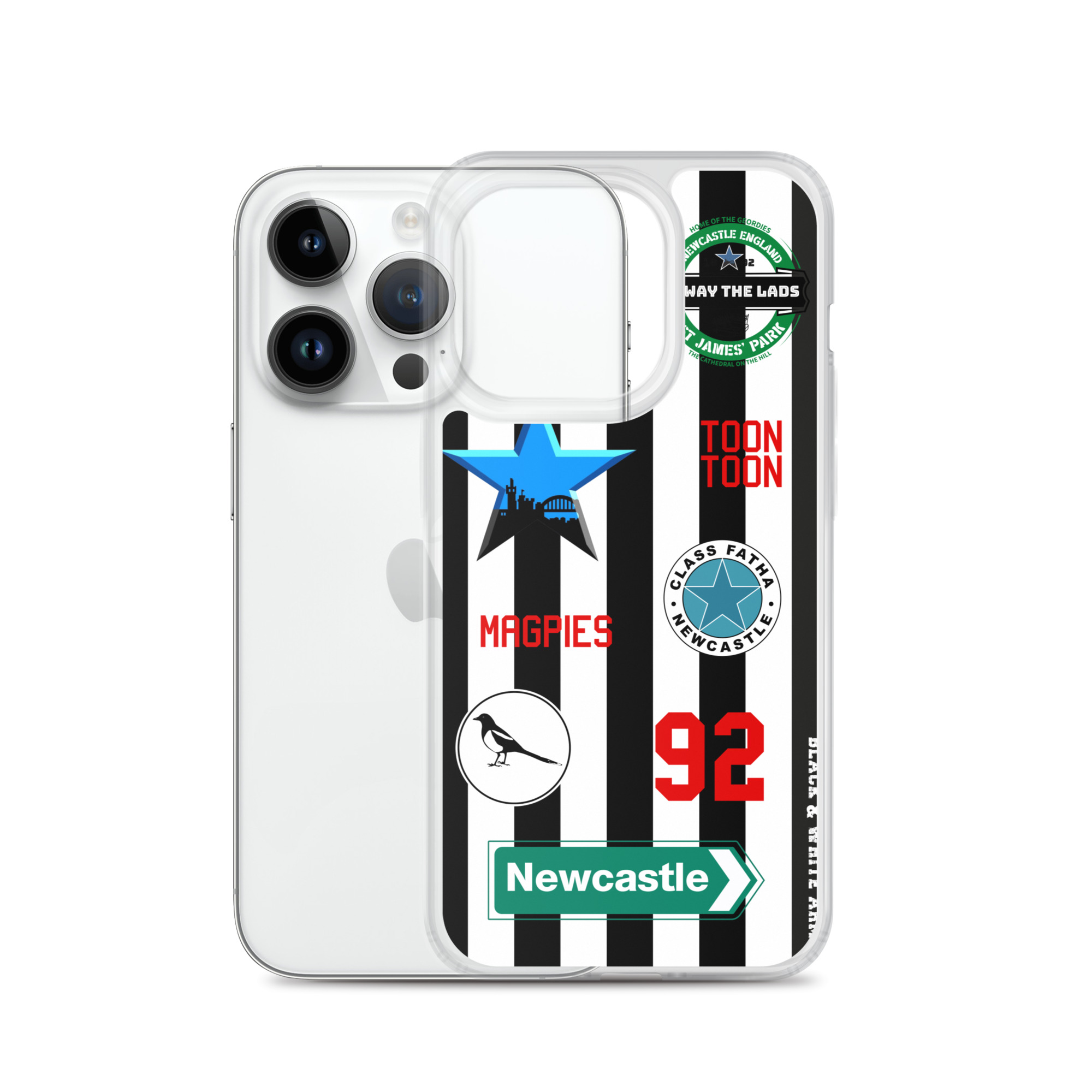 Howay The Lads iPhone® Case – Newcastle Magpies Football Fan Gift - Image 29