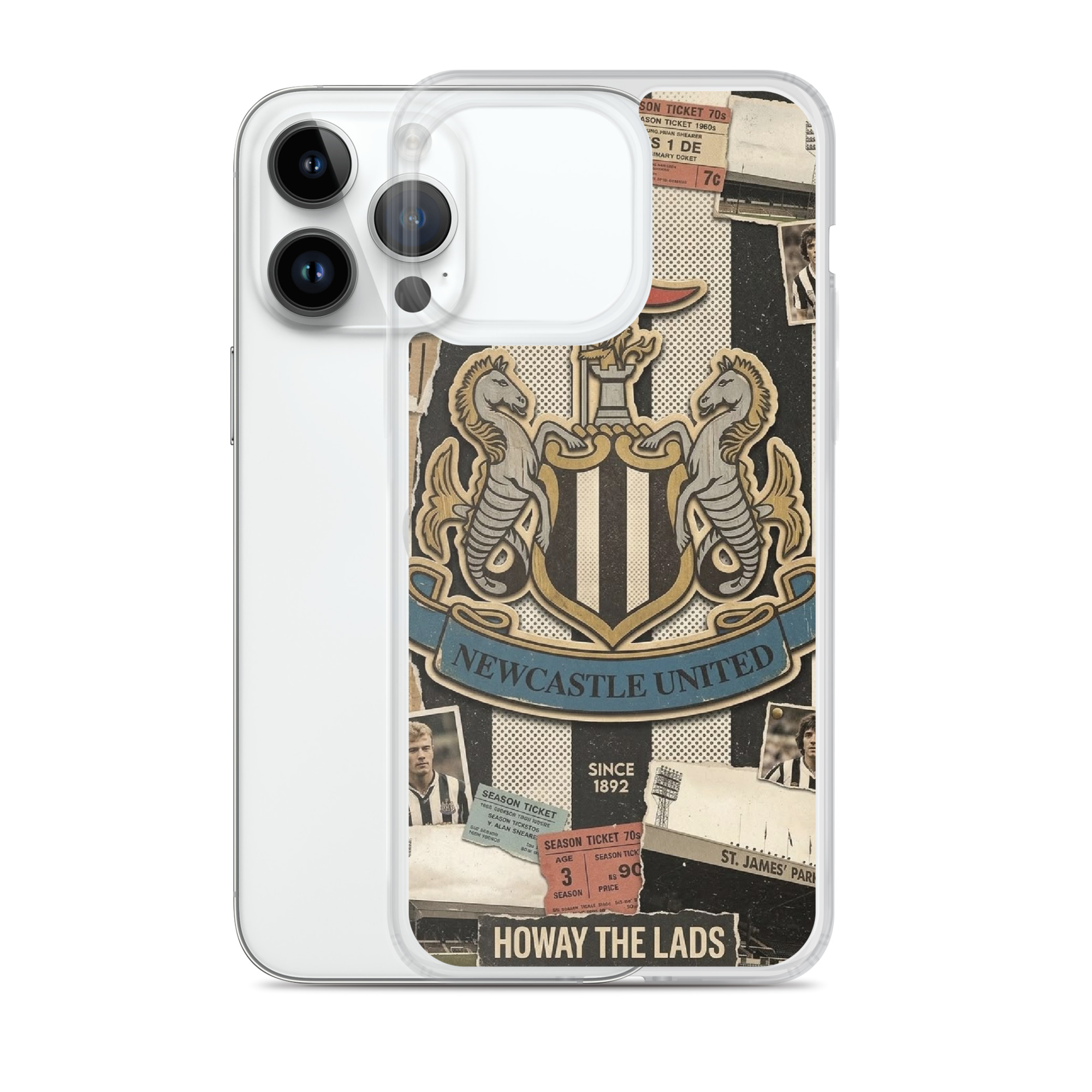 Newcastle Howay The Lads iPhone® Case – Magpies Football Fan Gift - Image 27