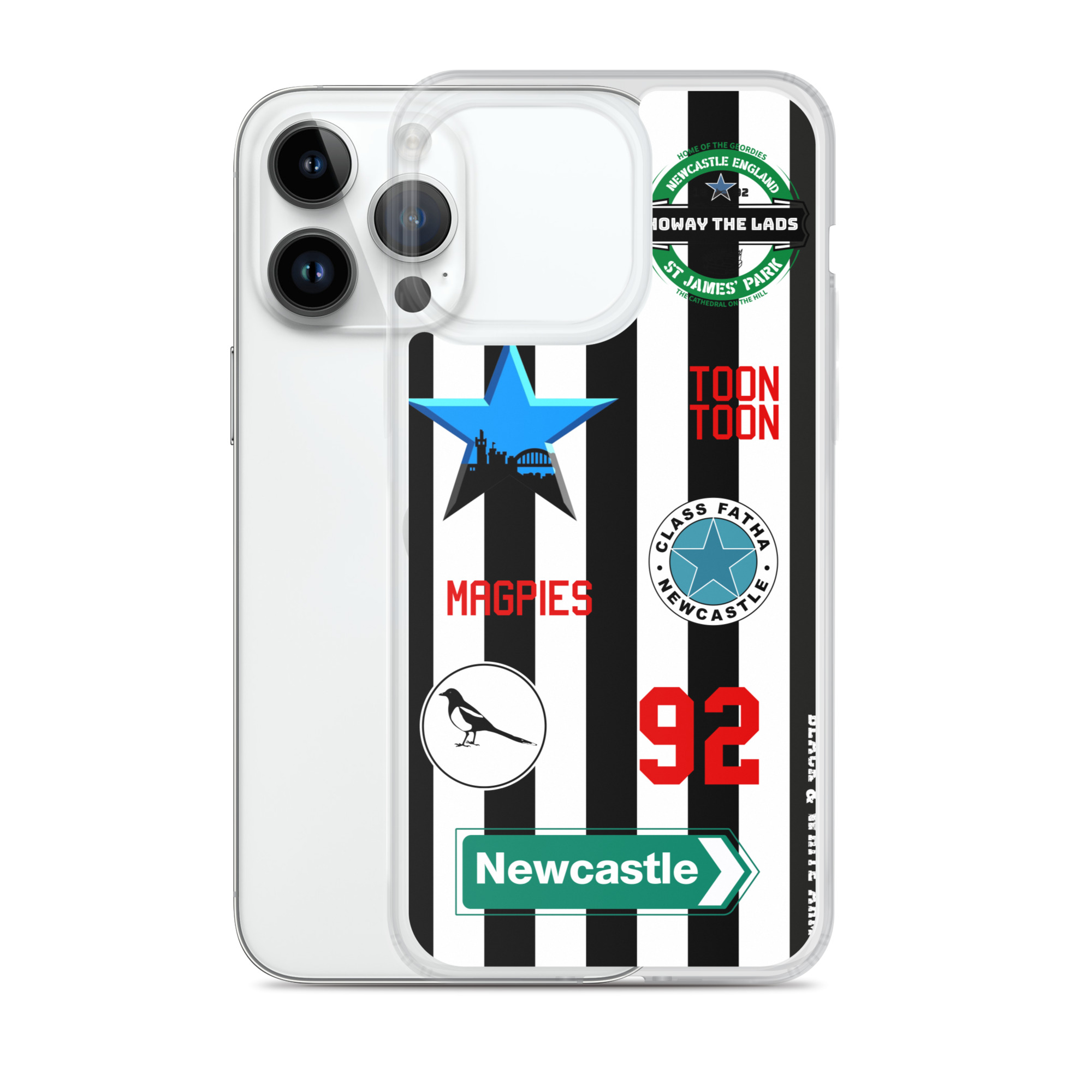 Howay The Lads iPhone® Case – Newcastle Magpies Football Fan Gift - Image 27