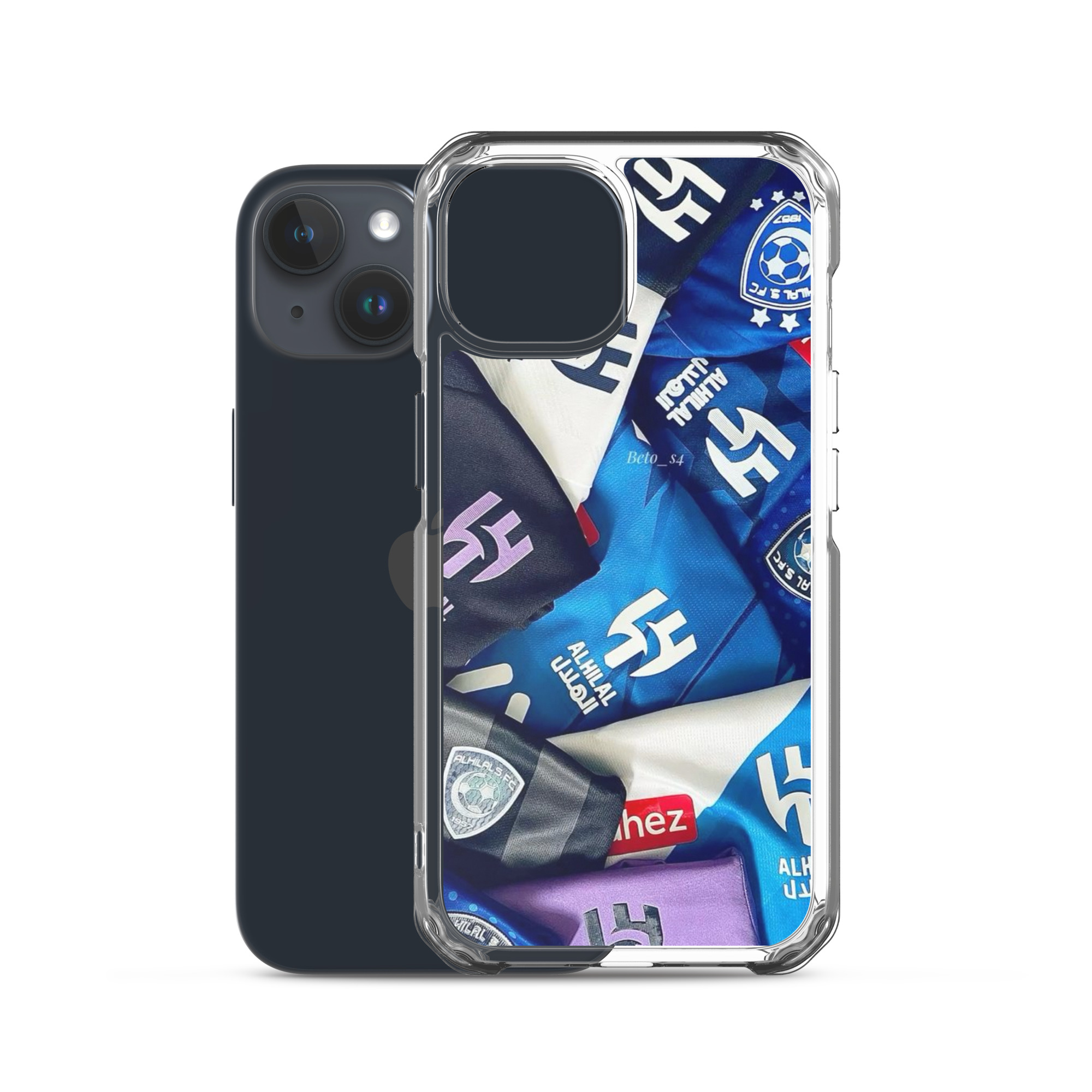 Al Hilal Saudi Club Blue Power Clear Case for iPhone® - Image 32