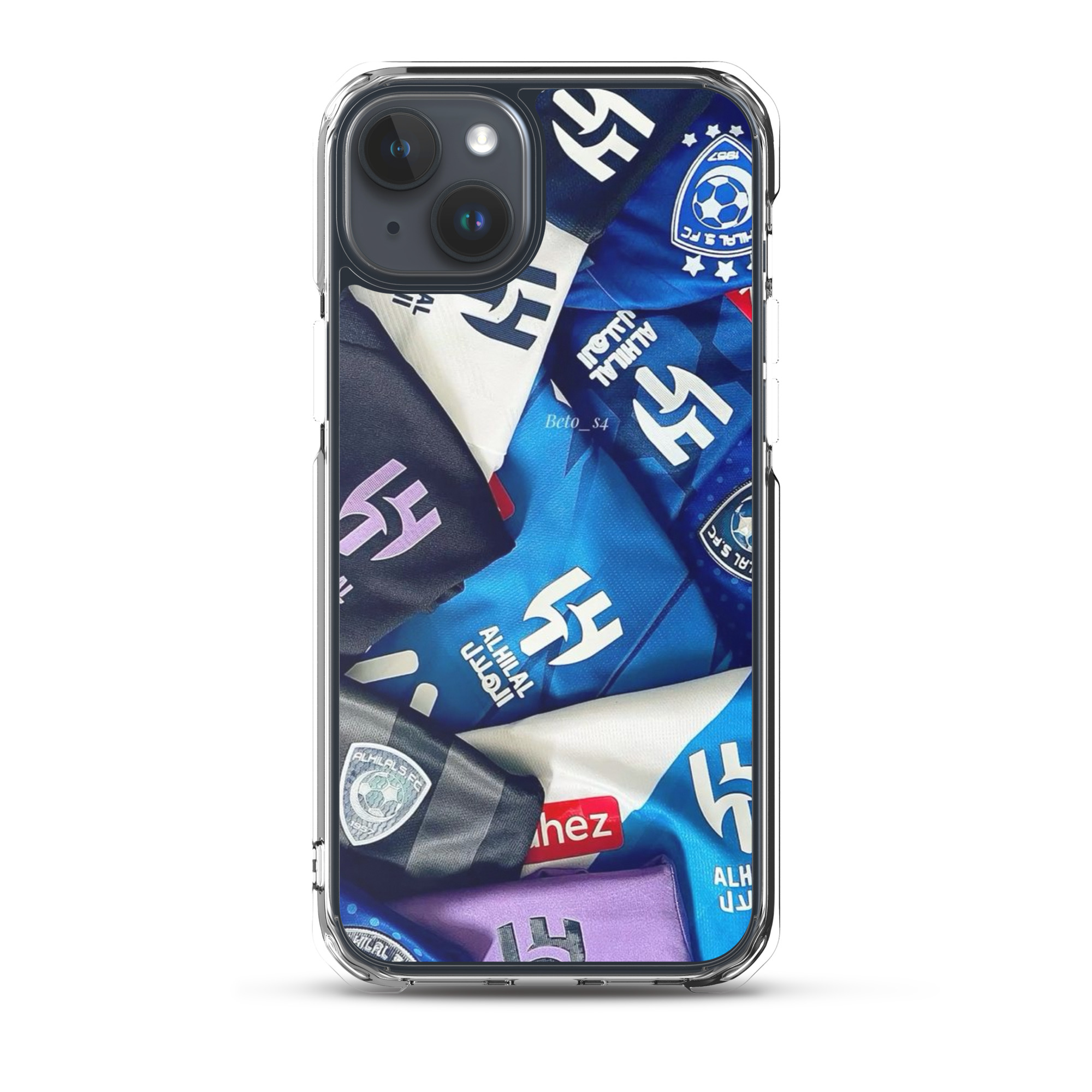 Al Hilal Saudi Club Blue Power Clear Case for iPhone® - Image 25