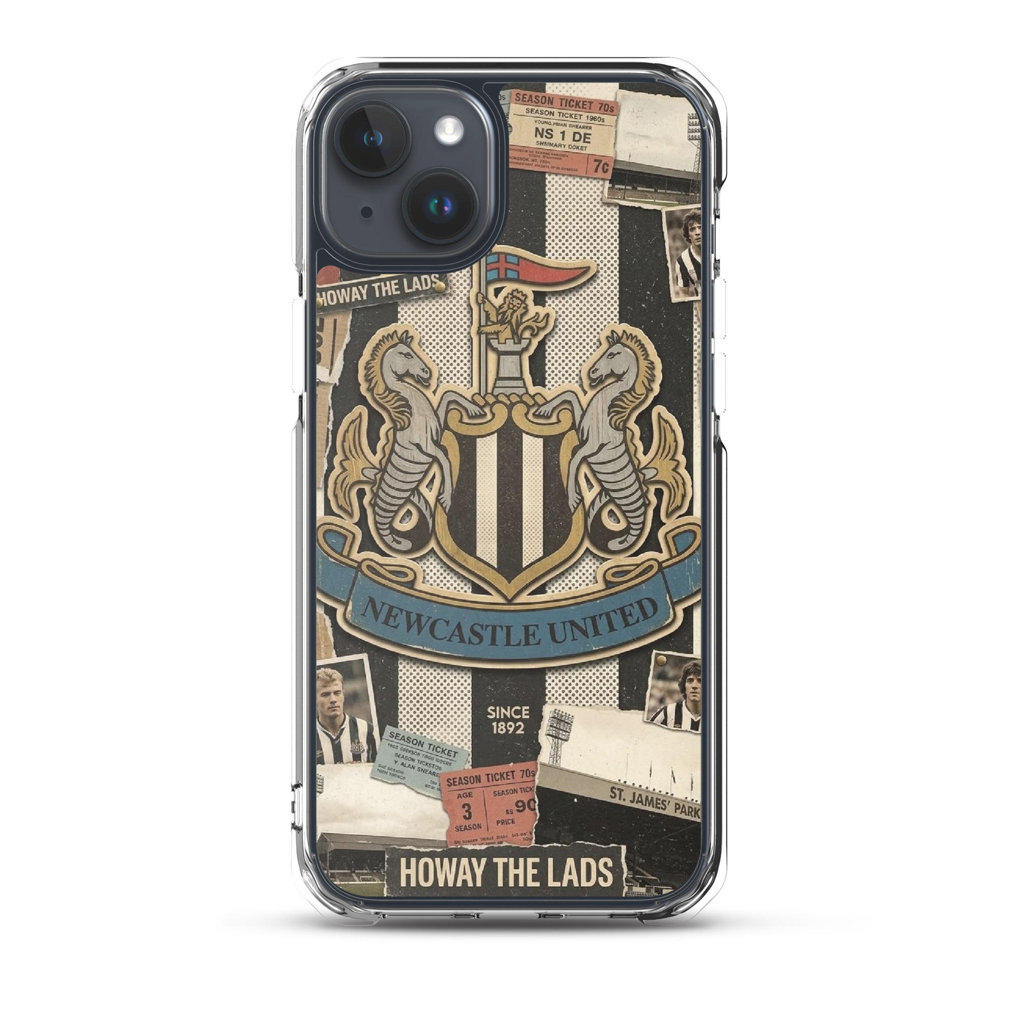 Newcastle Howay The Lads iPhone® Case – Magpies Football Fan Gift - Image 32