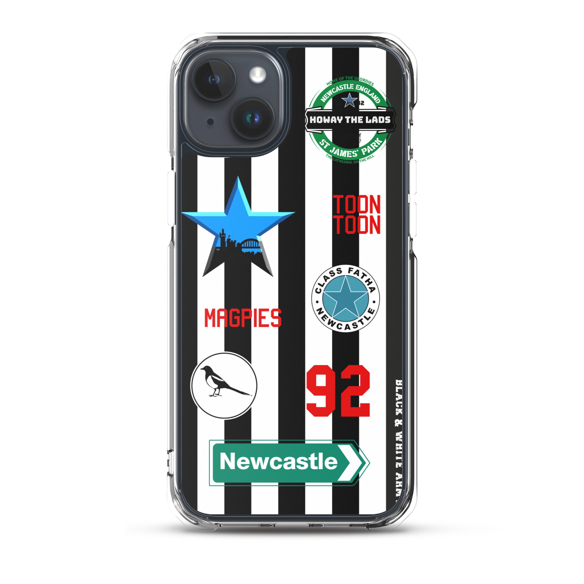 Howay The Lads iPhone® Case – Newcastle Magpies Football Fan Gift - Image 32