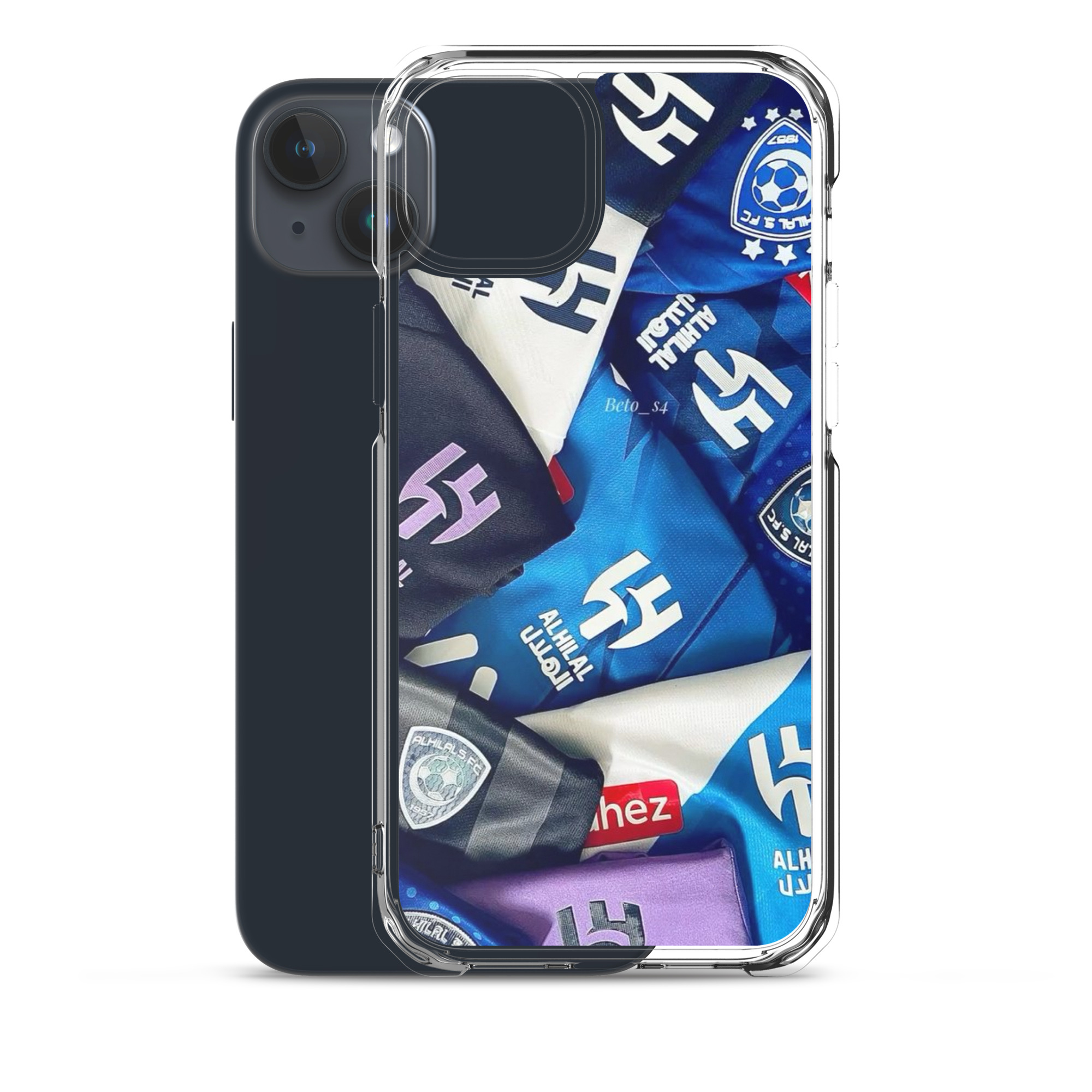 Al Hilal Saudi Club Blue Power Clear Case for iPhone® - Image 26