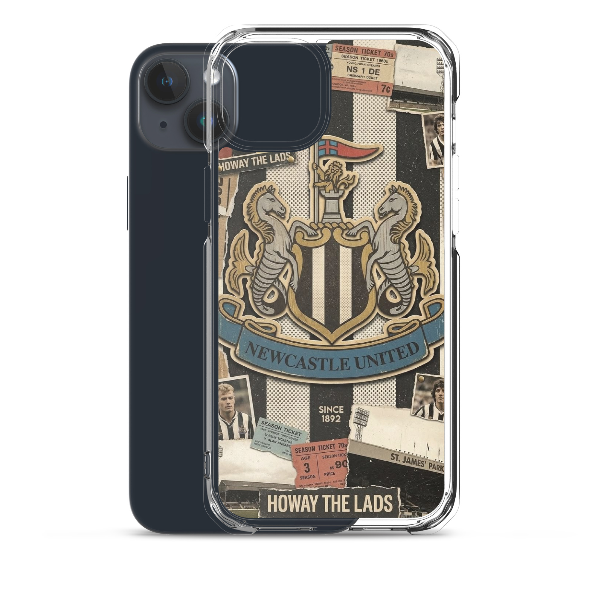 Newcastle Howay The Lads iPhone® Case – Magpies Football Fan Gift - Image 33