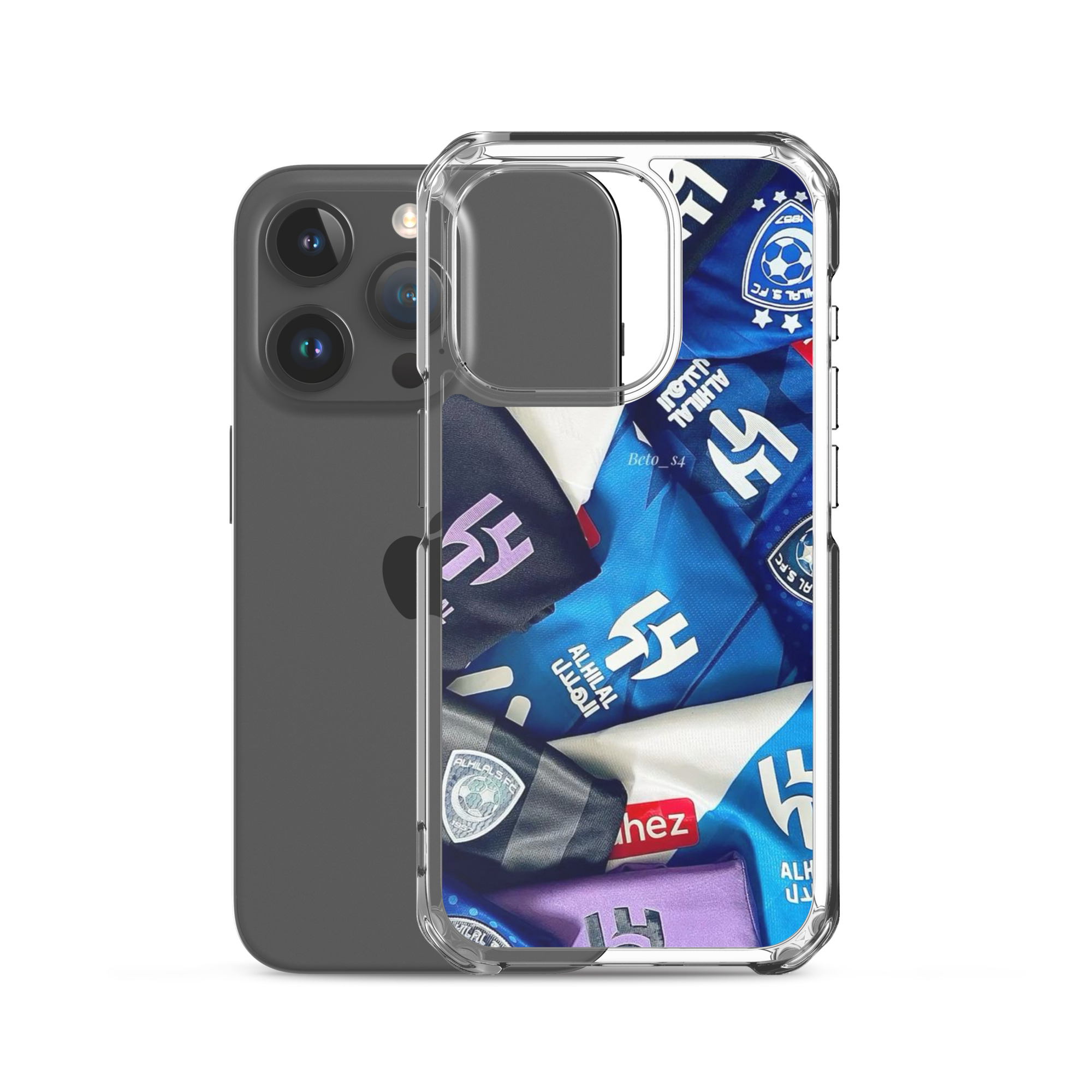 Al Hilal Saudi Club Blue Power Clear Case for iPhone® - Image 30