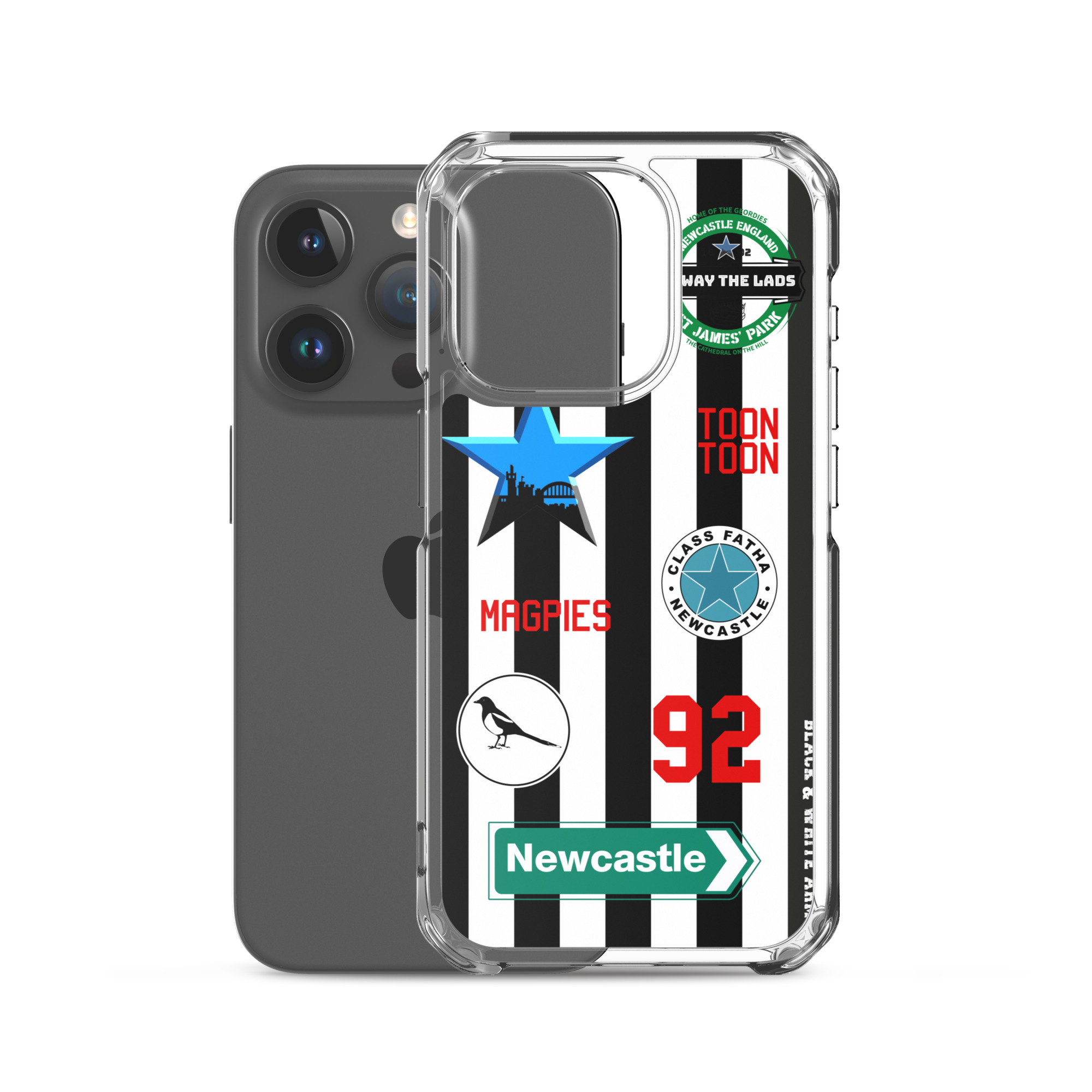 Howay The Lads iPhone® Case – Newcastle Magpies Football Fan Gift - Image 37