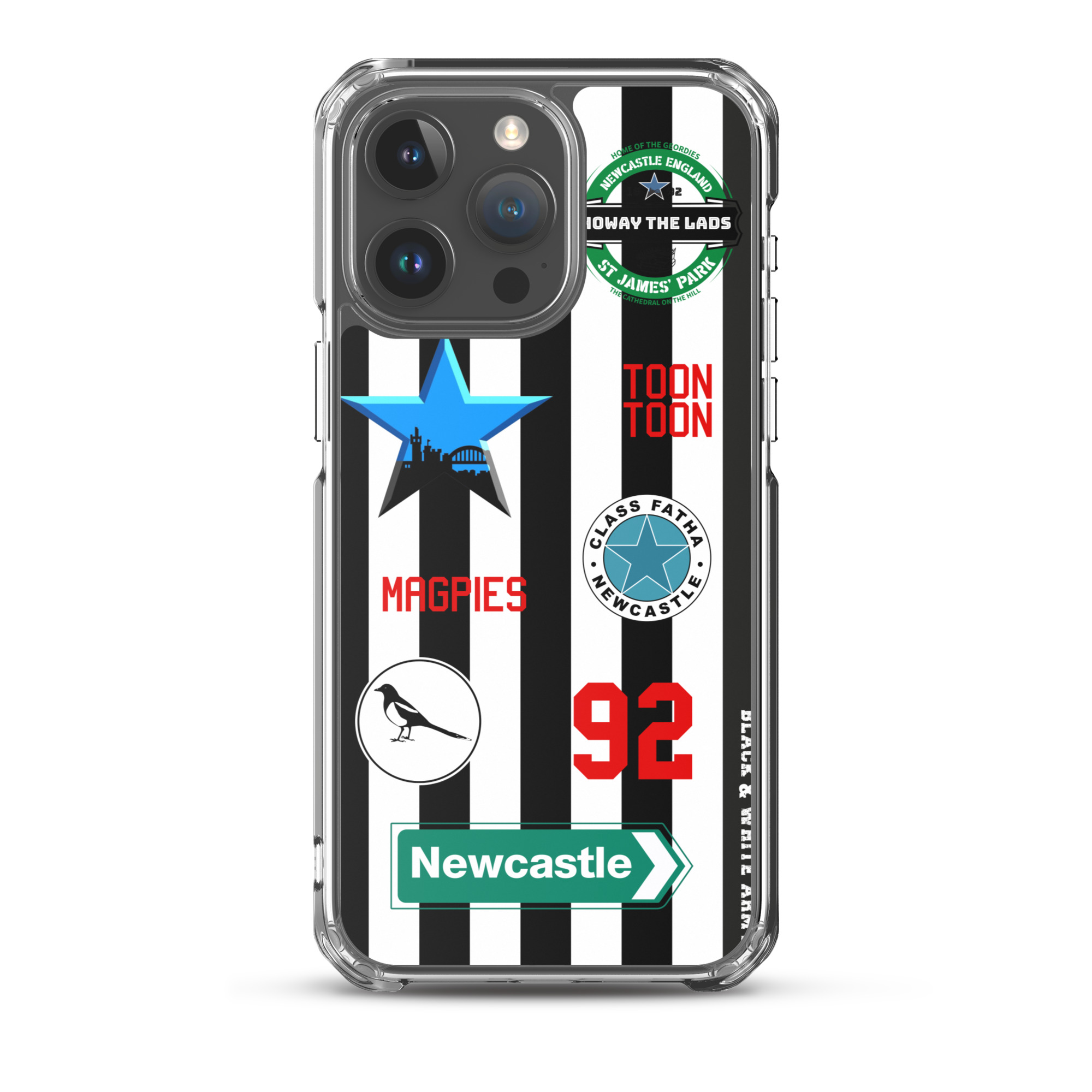 Howay The Lads iPhone® Case – Newcastle Magpies Football Fan Gift - Image 34