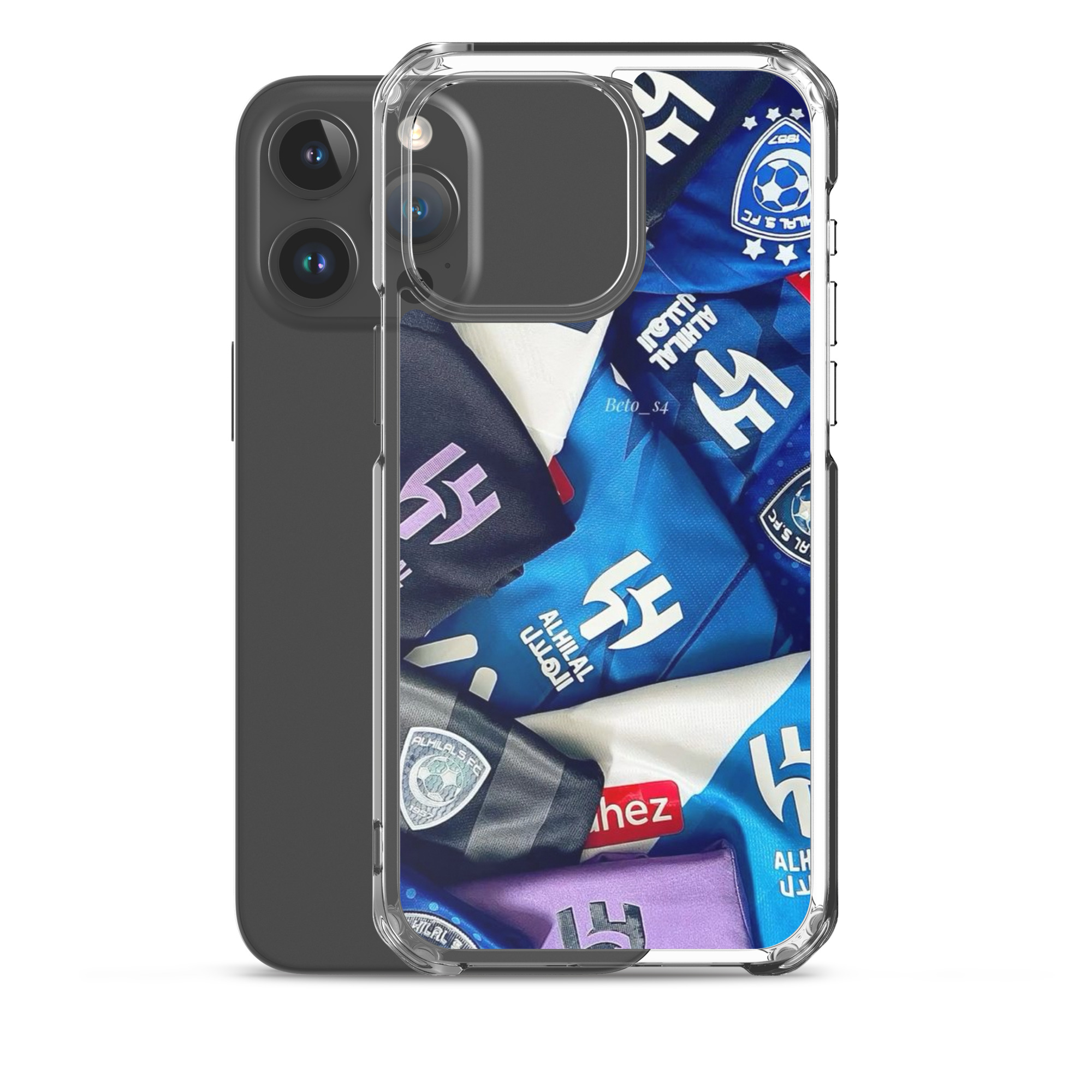 Al Hilal Saudi Club Blue Power Clear Case for iPhone® - Image 28