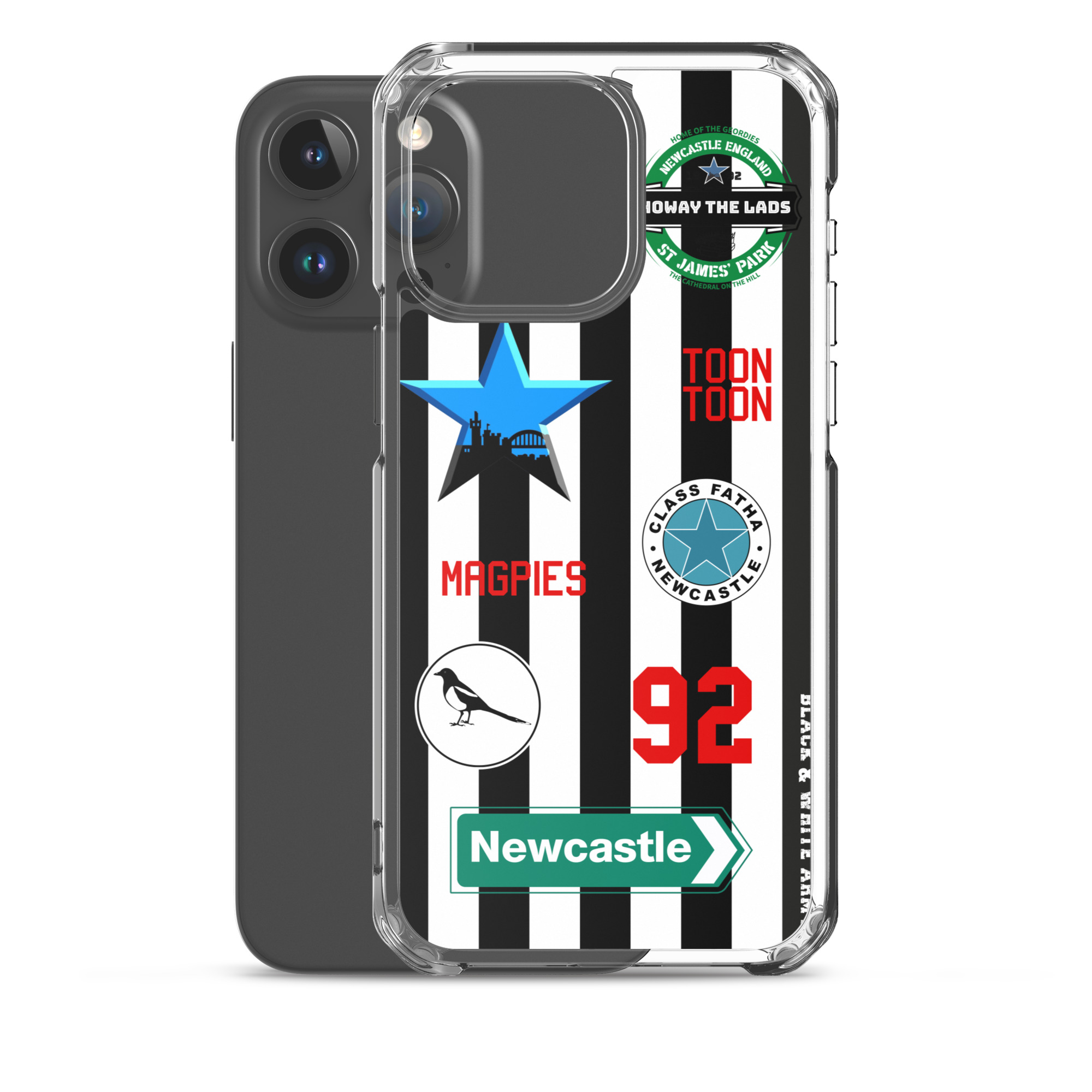 Howay The Lads iPhone® Case – Newcastle Magpies Football Fan Gift - Image 35