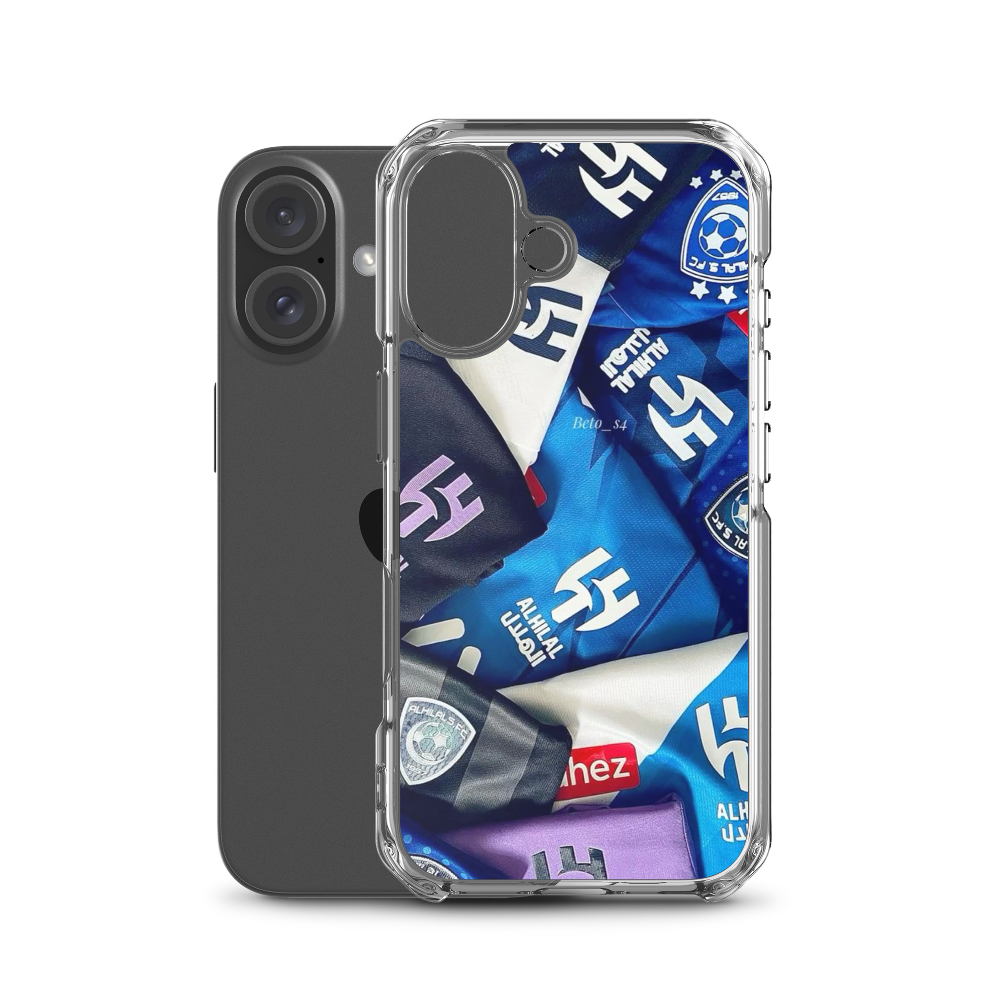 Al Hilal Saudi Club Blue Power Clear Case for iPhone® - Image 40