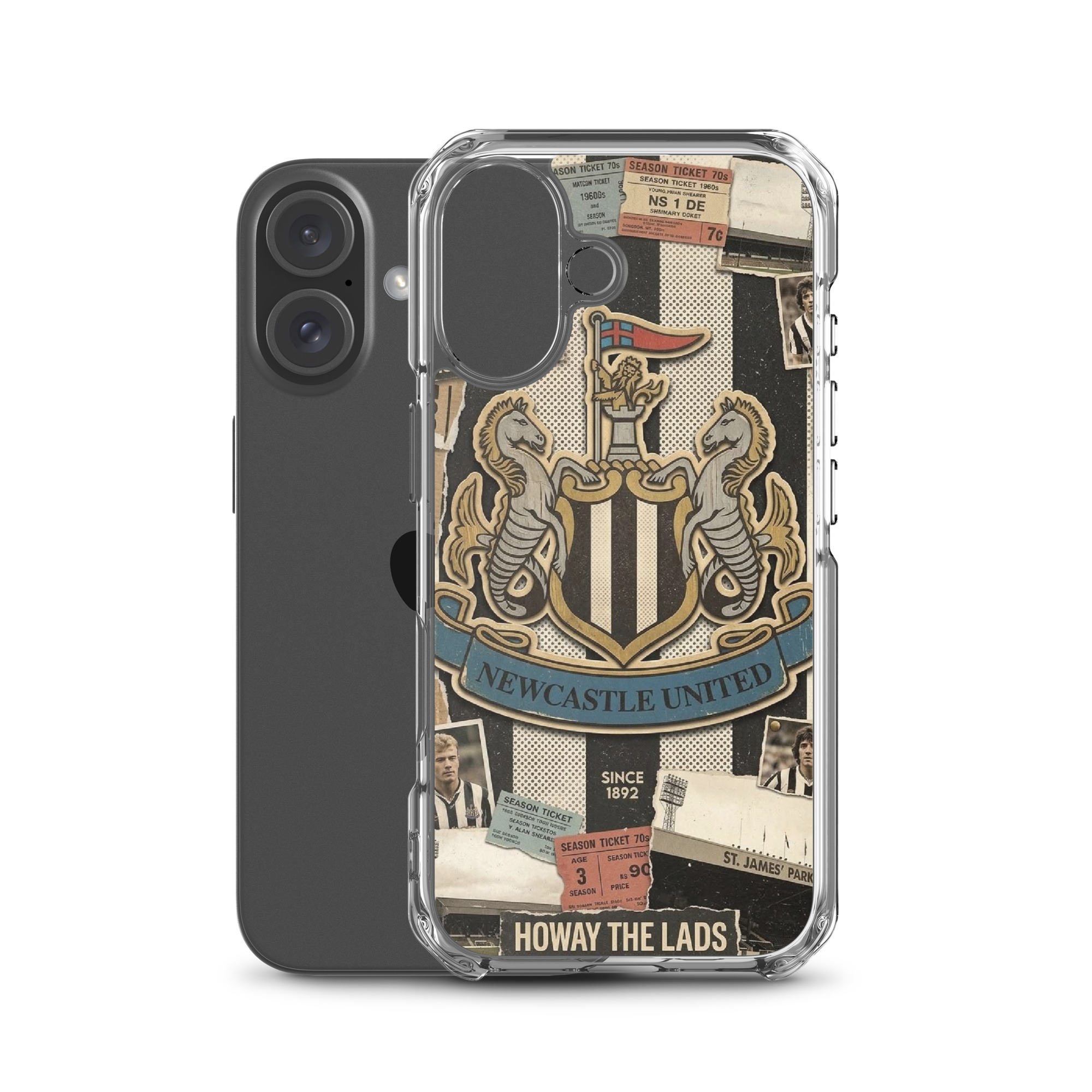 Newcastle Howay The Lads iPhone® Case – Magpies Football Fan Gift - Image 47