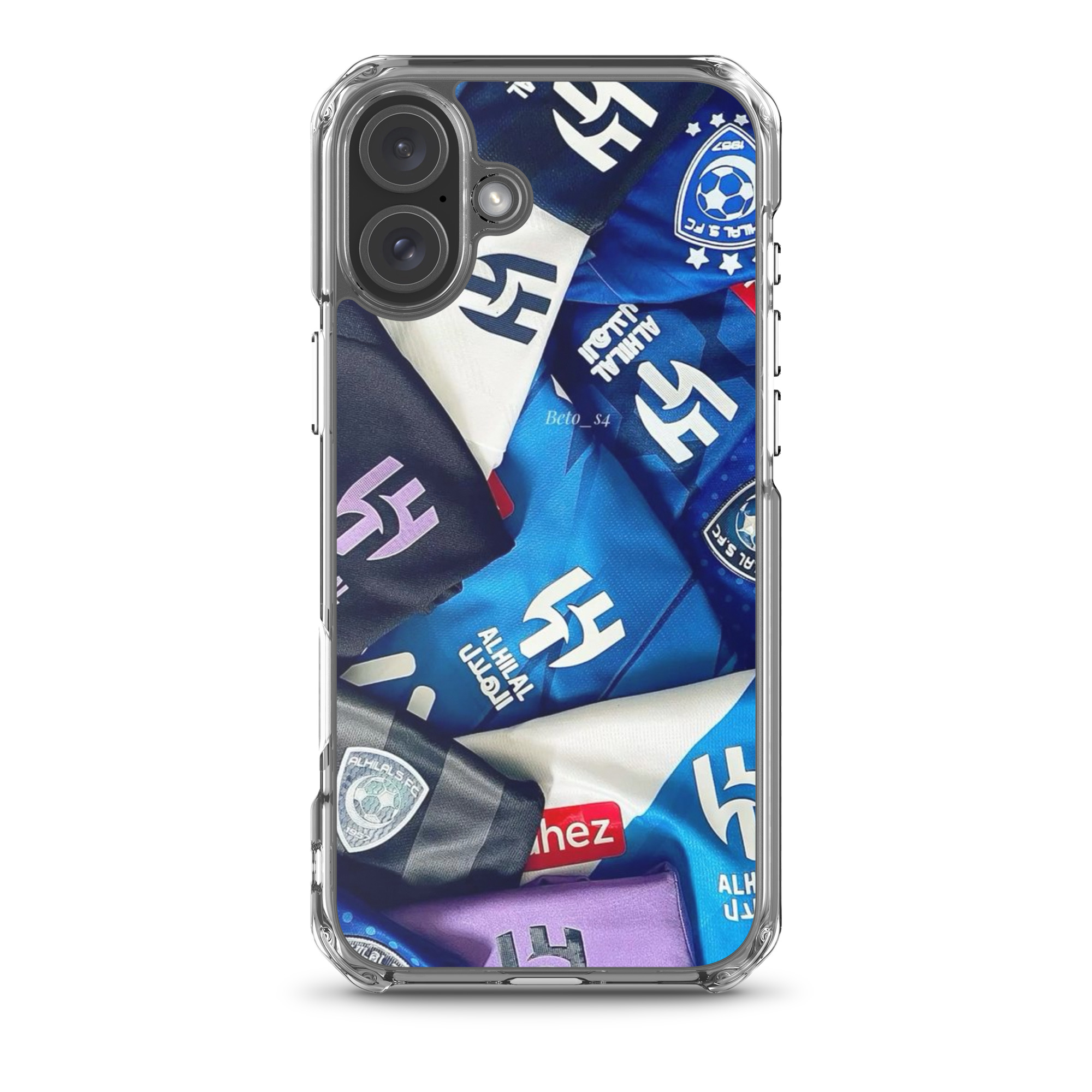 Al Hilal Saudi Club Blue Power Clear Case for iPhone® - Image 33