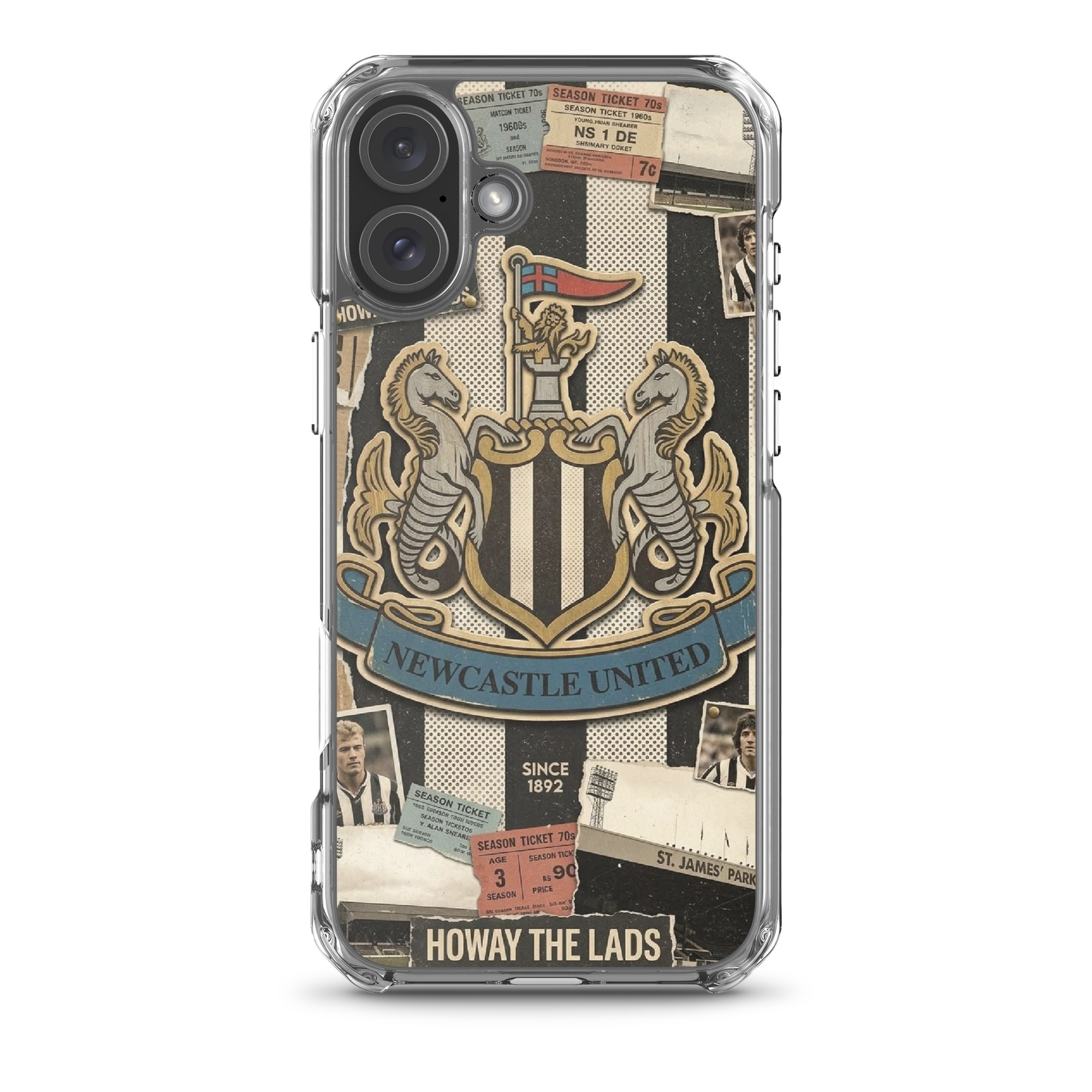 Newcastle Howay The Lads iPhone® Case – Magpies Football Fan Gift - Image 40