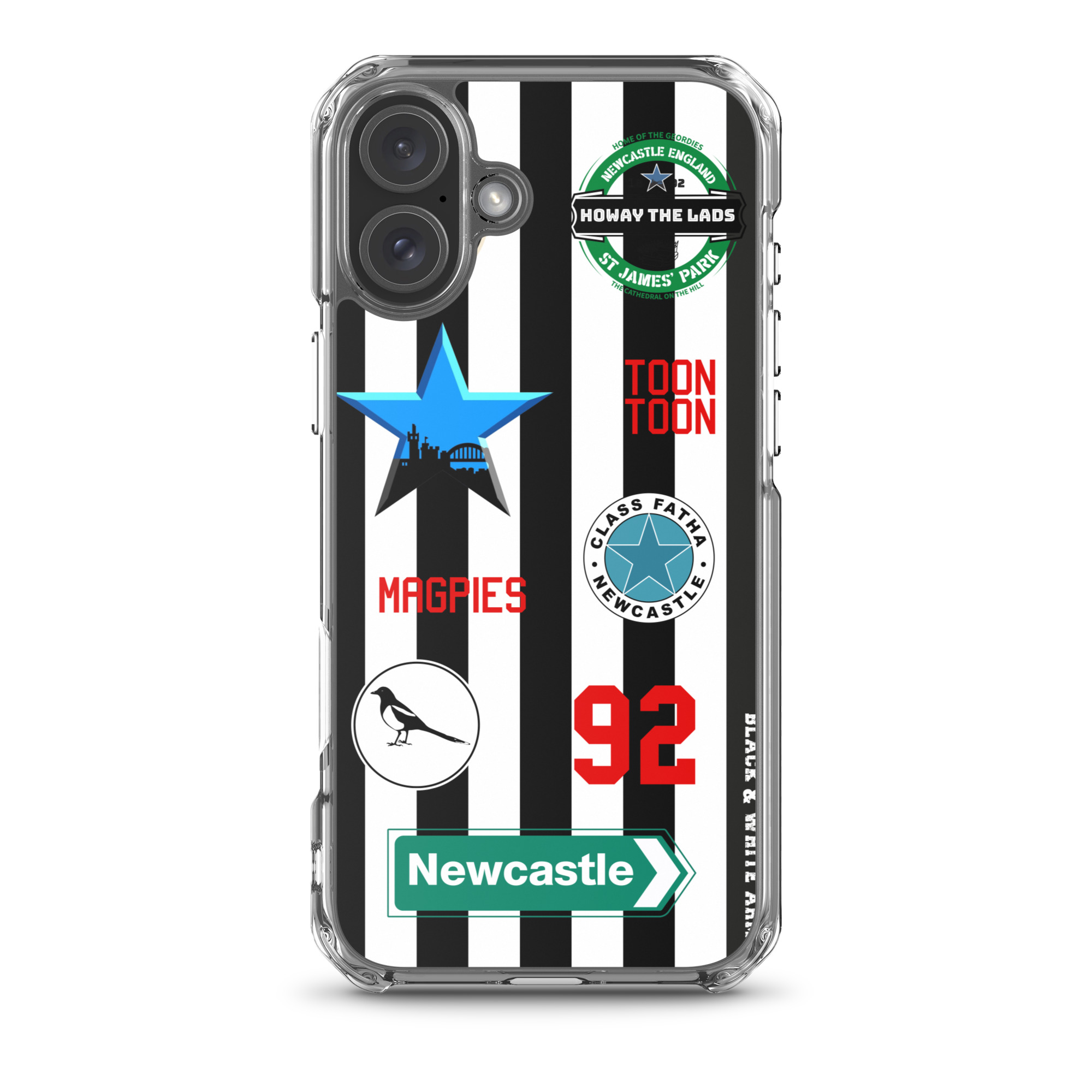 Howay The Lads iPhone® Case – Newcastle Magpies Football Fan Gift - Image 40