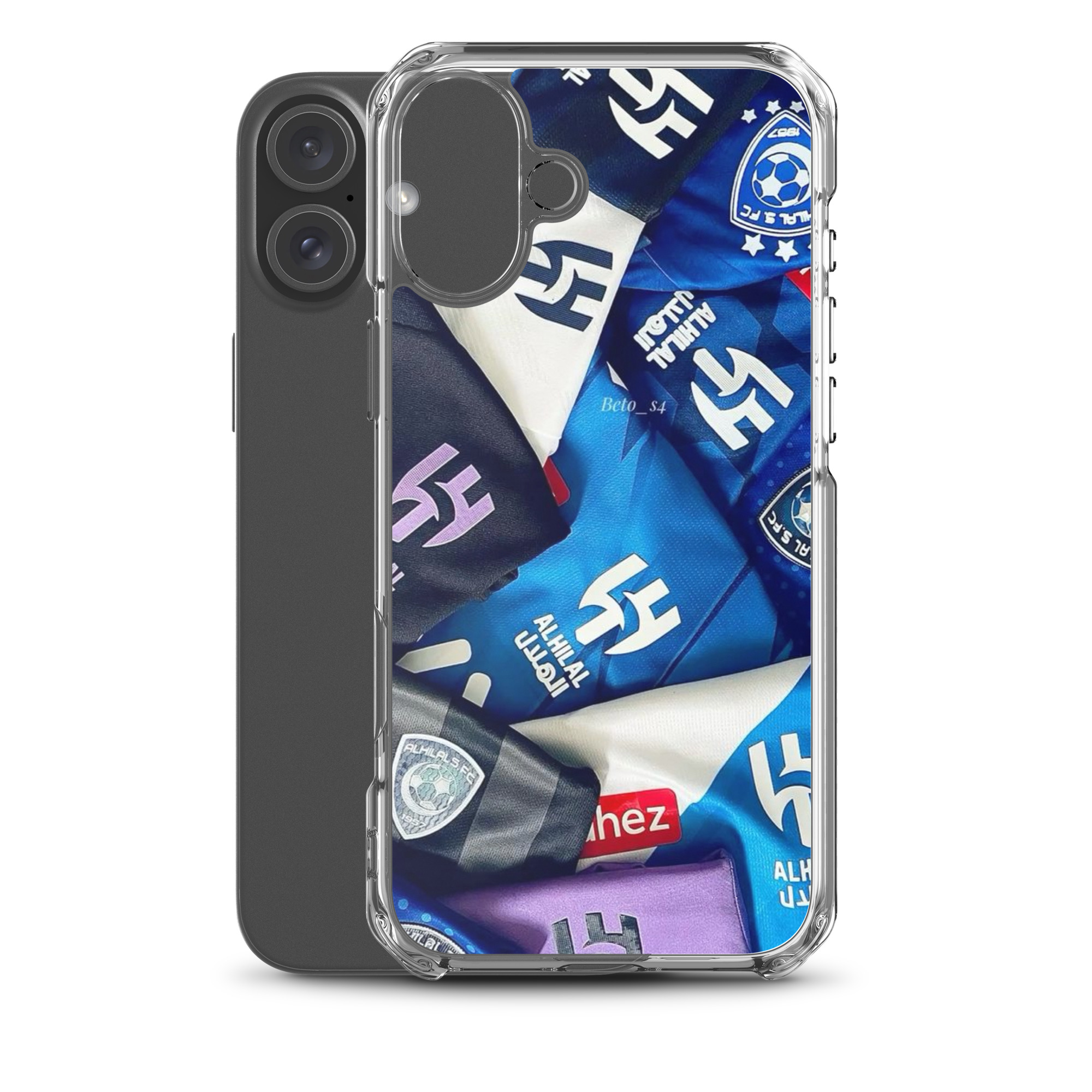Al Hilal Saudi Club Blue Power Clear Case for iPhone® - Image 34