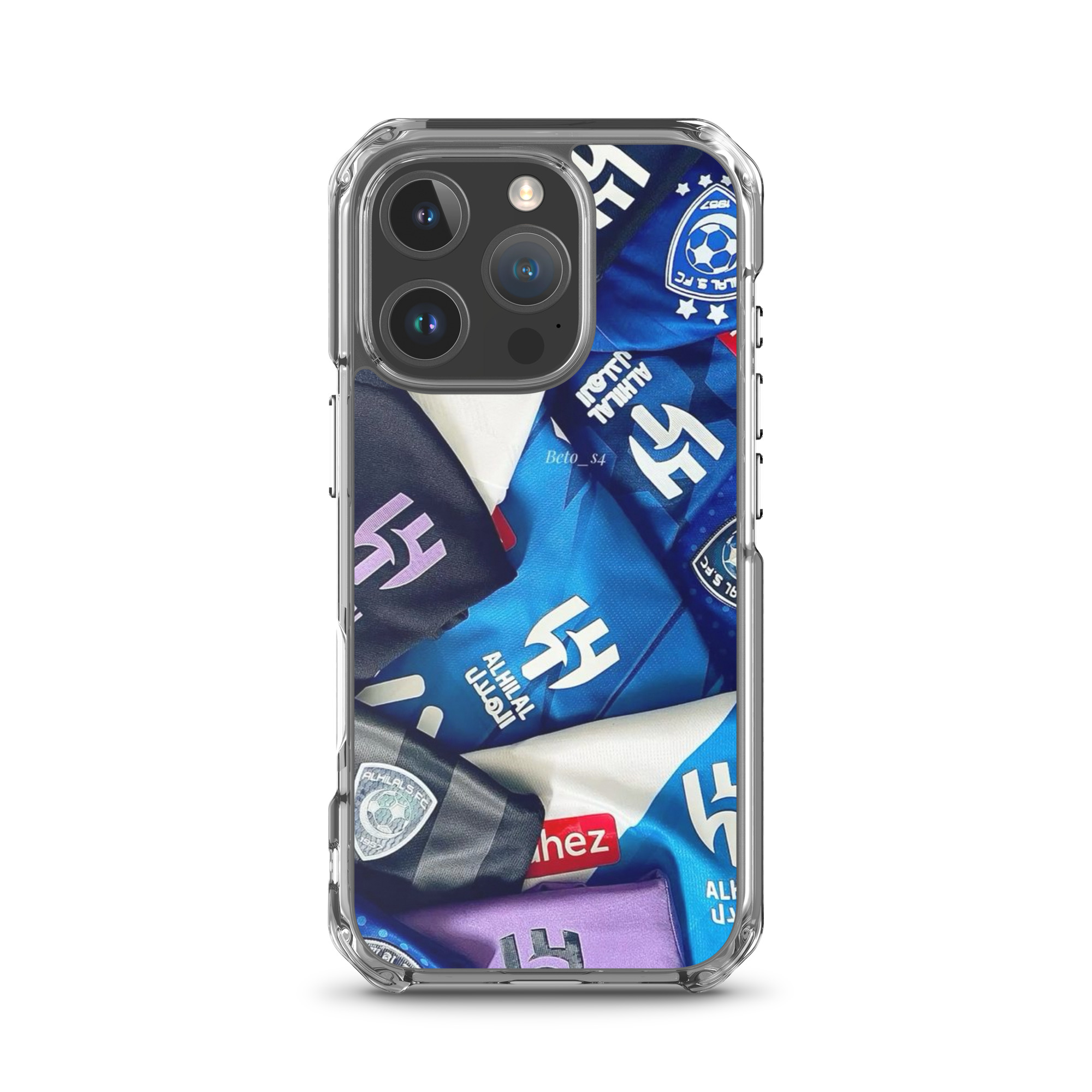 Al Hilal Saudi Club Blue Power Clear Case for iPhone® - Image 37