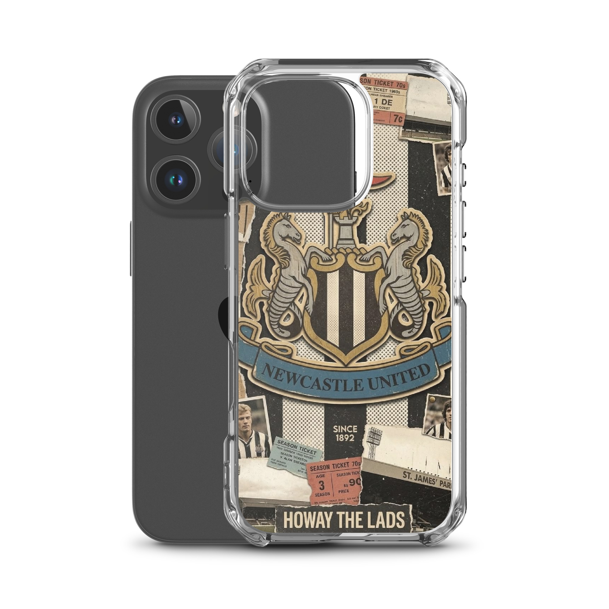 Newcastle Howay The Lads iPhone® Case – Magpies Football Fan Gift - Image 45