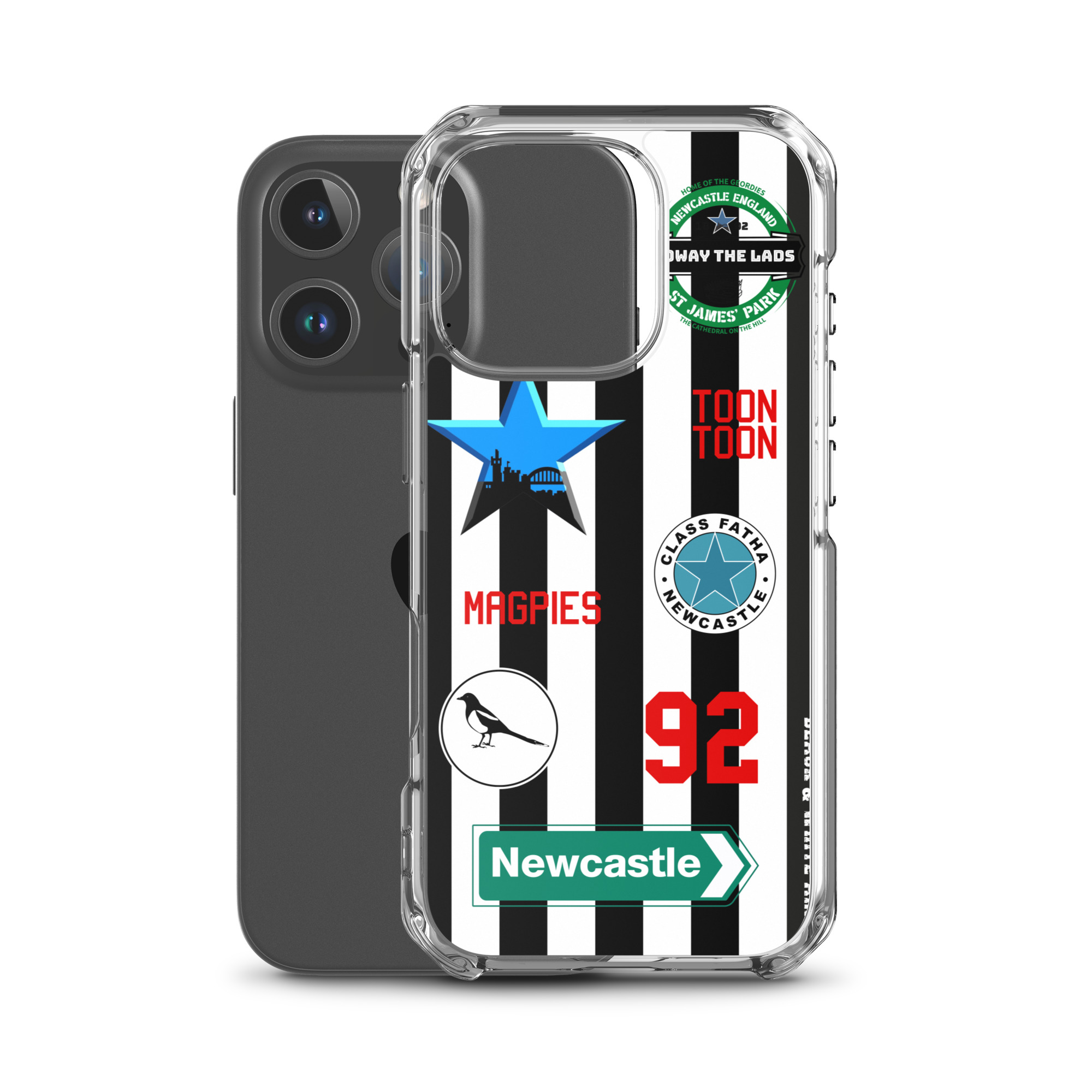 Howay The Lads iPhone® Case – Newcastle Magpies Football Fan Gift - Image 45
