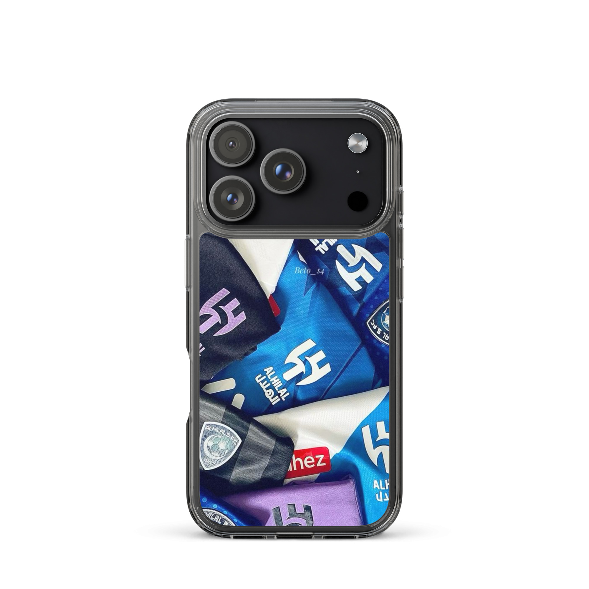 Al Hilal Saudi Club Blue Power Clear Case for iPhone® - Image 43