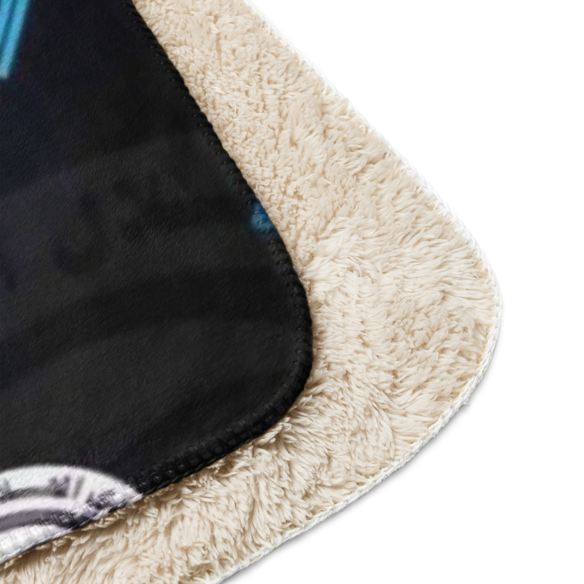 Al Hilal Saudi Club Blue Power Sherpa Blanket – Cozy Gift for Al Hilal Fans - Image 7