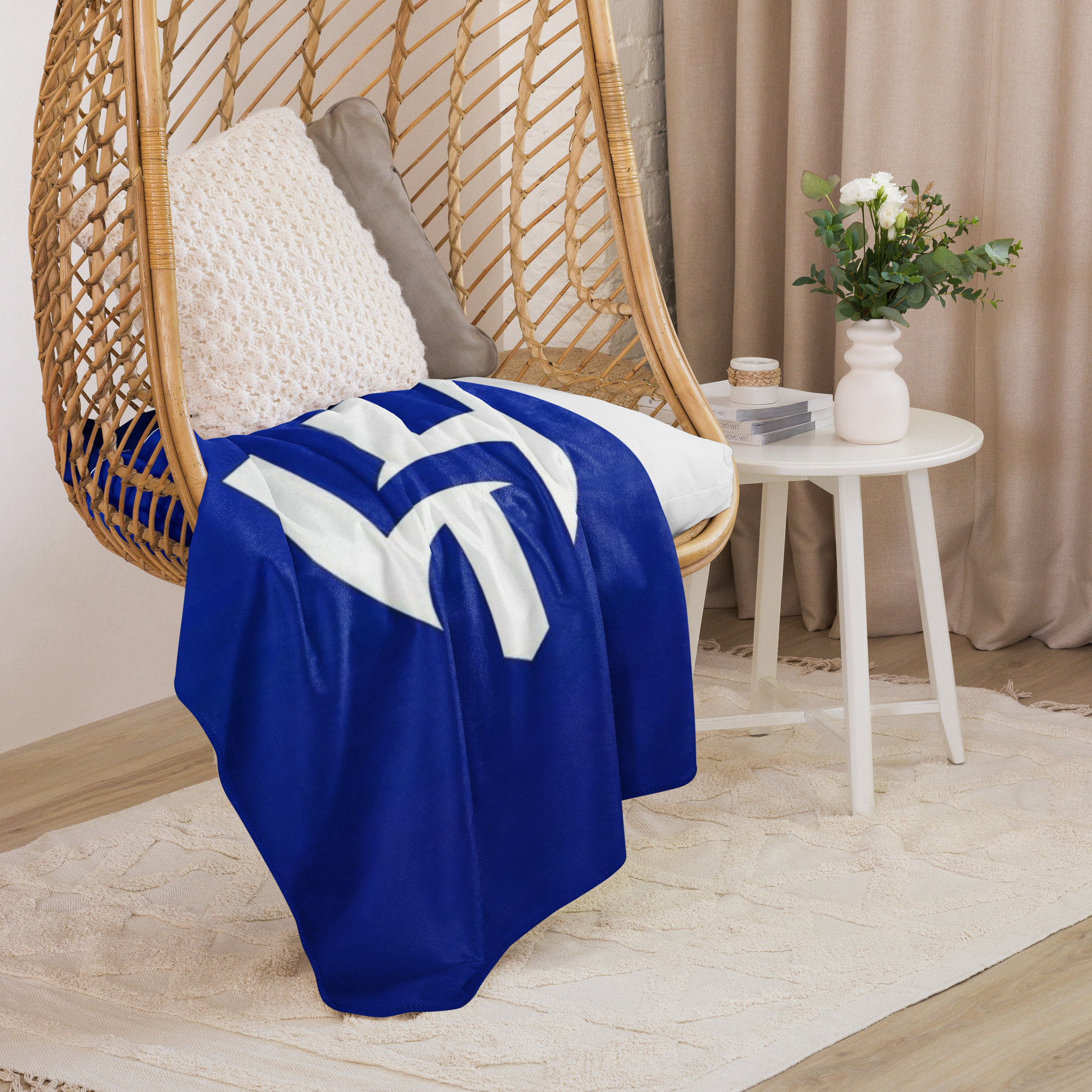Al Hilal Sherpa Blanket – Blue Power Gift for Fans - Image 14