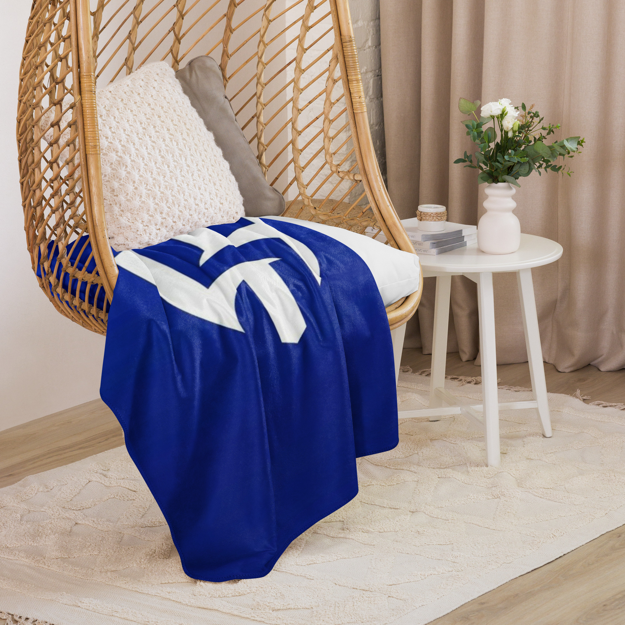 Al Hilal Sherpa Blanket – Blue Power Gift for Fans - Image 15