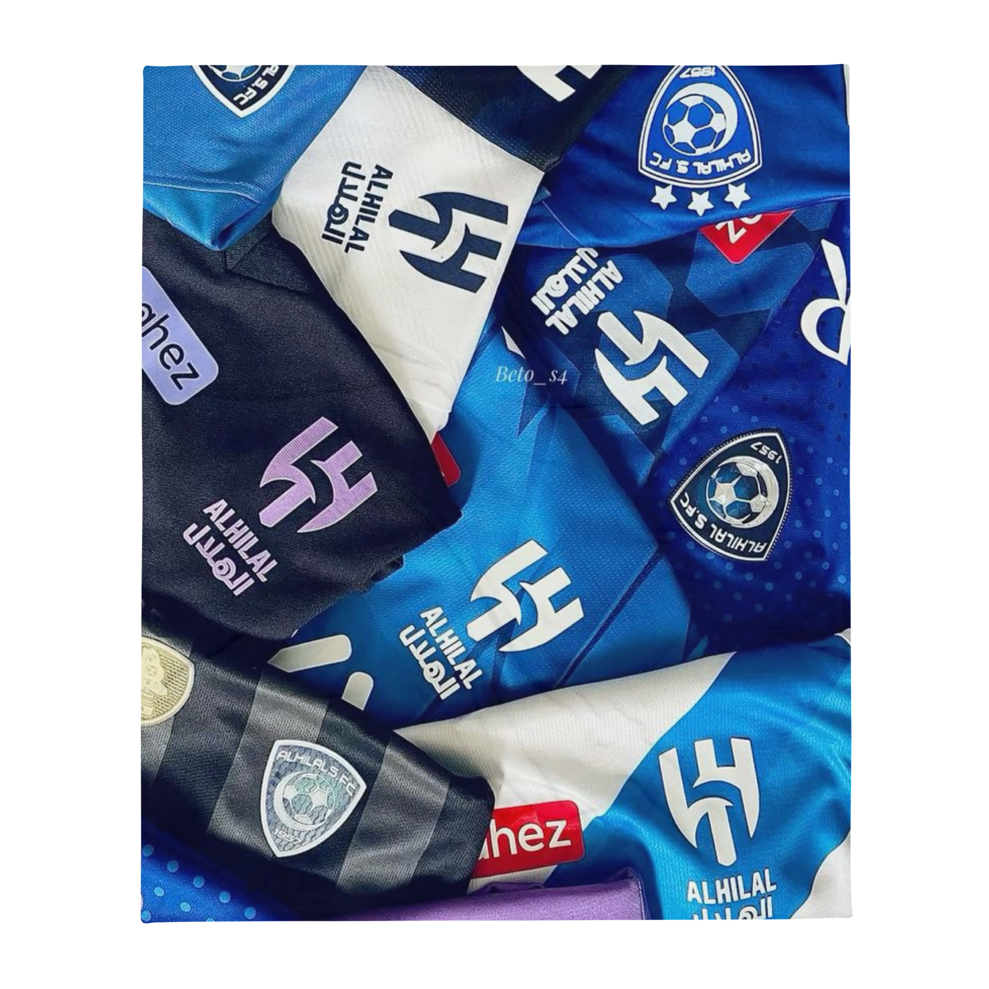 Al Hilal Saudi Club Blue Power All-In-One Throw Blanket – Football Fan Gift - Image 3